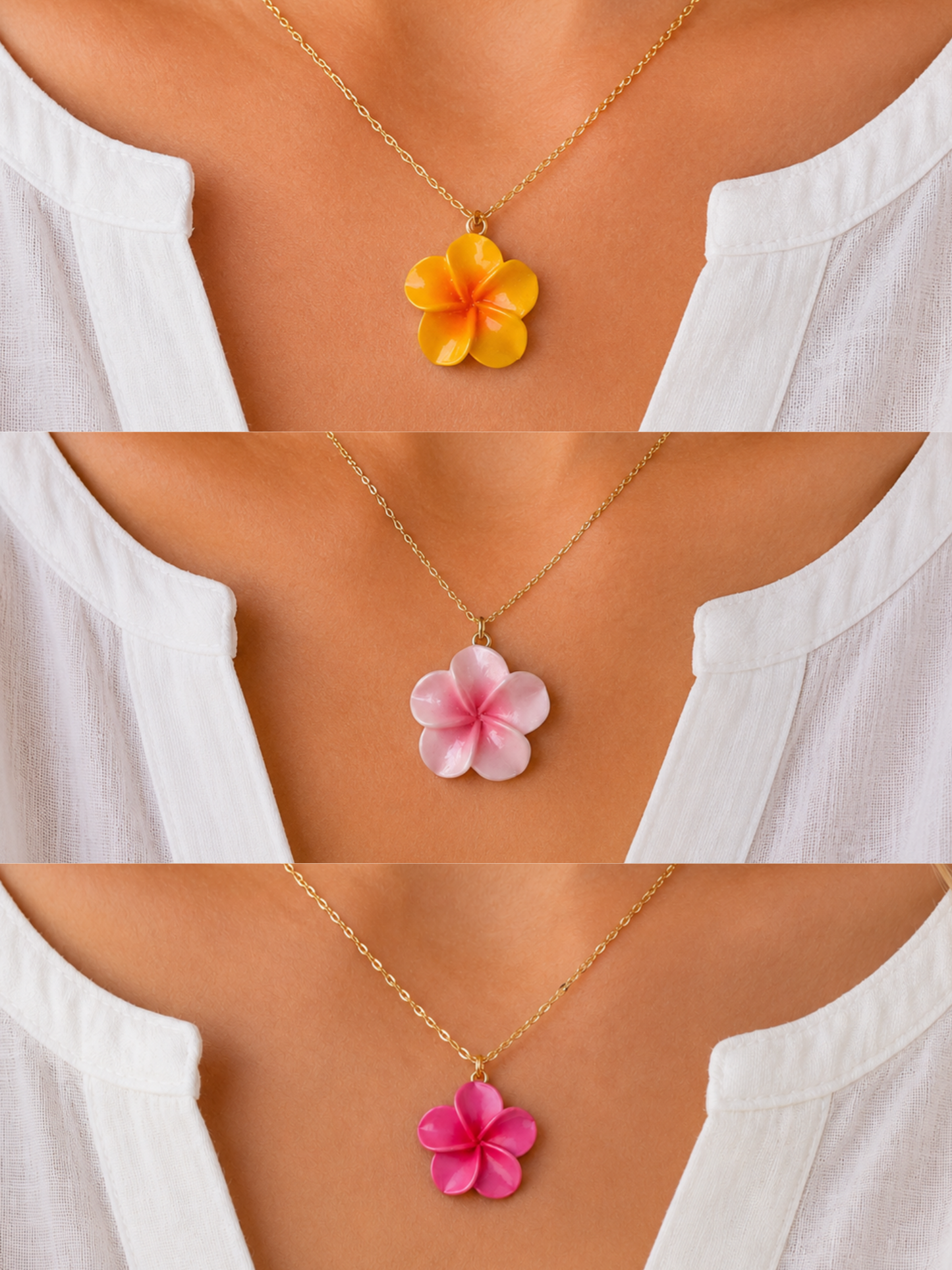 MONOÏ l Pendentif inoxydable