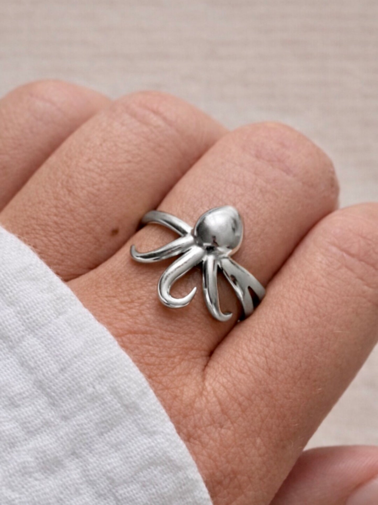 OCEAN MOOD - MÉDUSA l Bague inoxydable