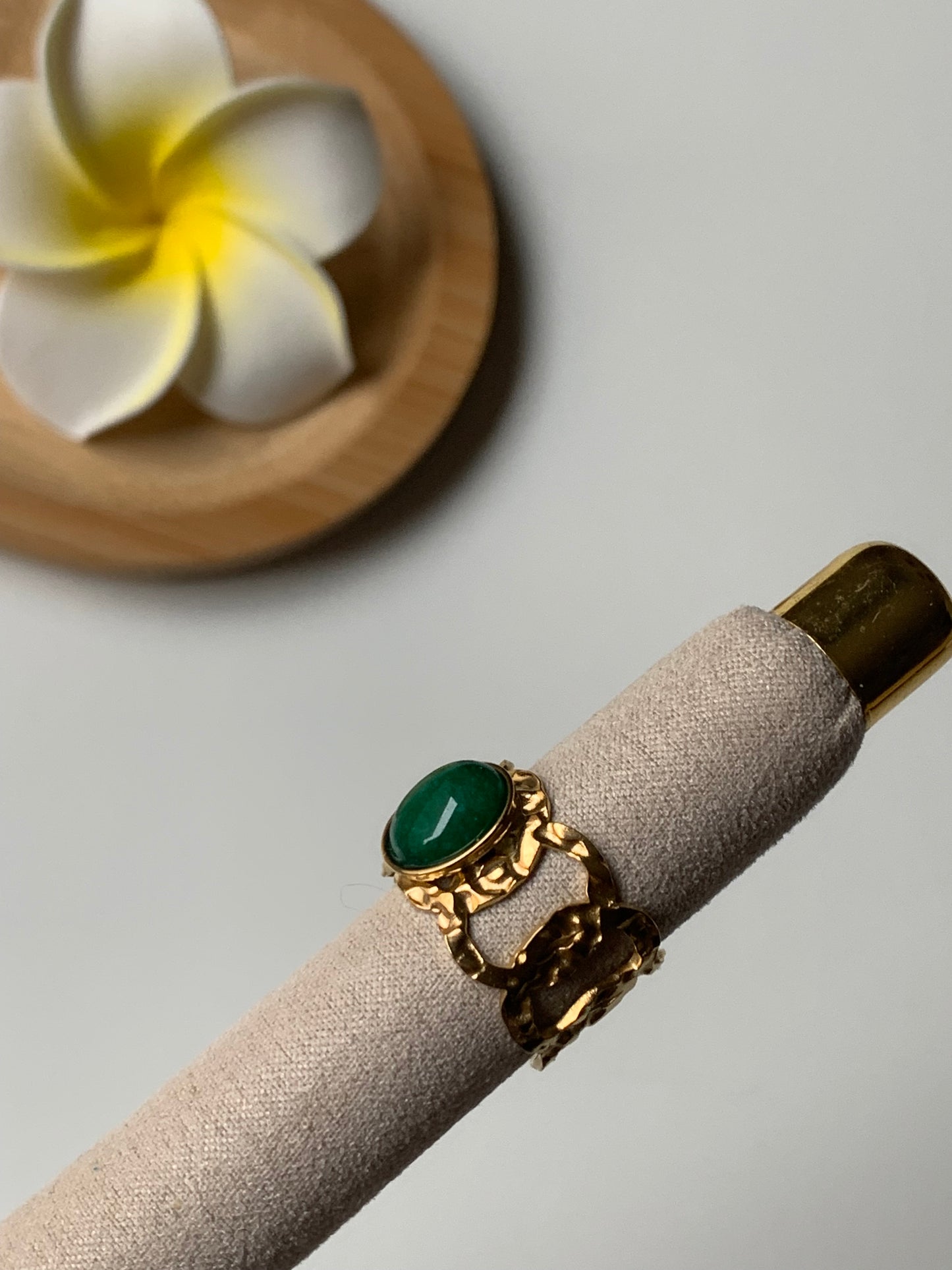 AVENTURINE l Bague inoxydable