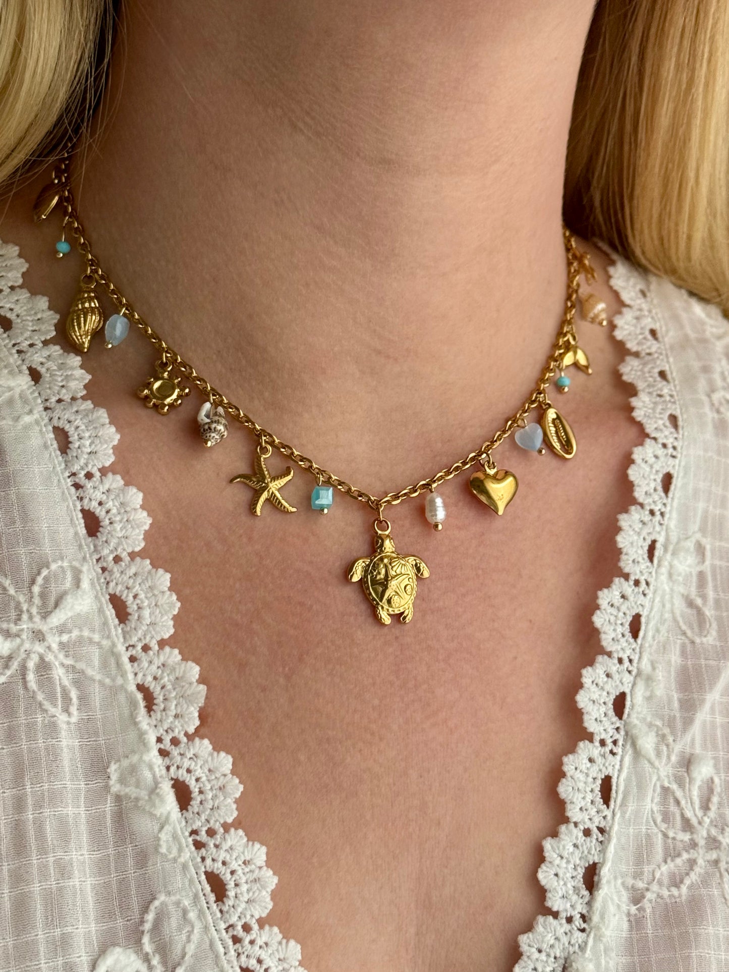 MARTINIQUE l Collier charms inoxydable