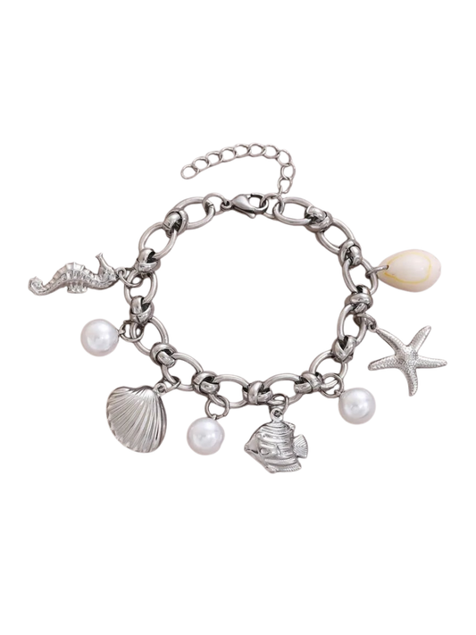BALI l Bracelet charms inoxydable