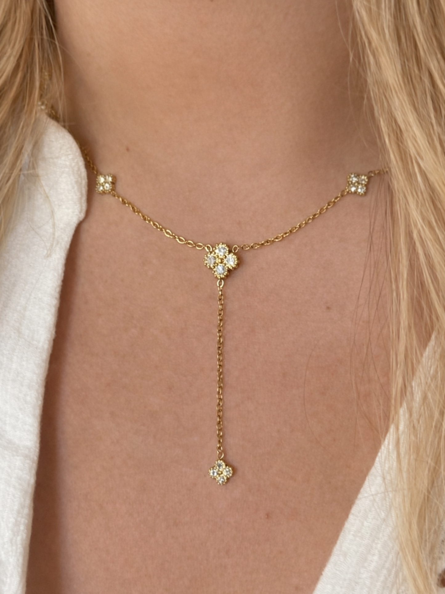 NUXE l Collier Y inoxydable