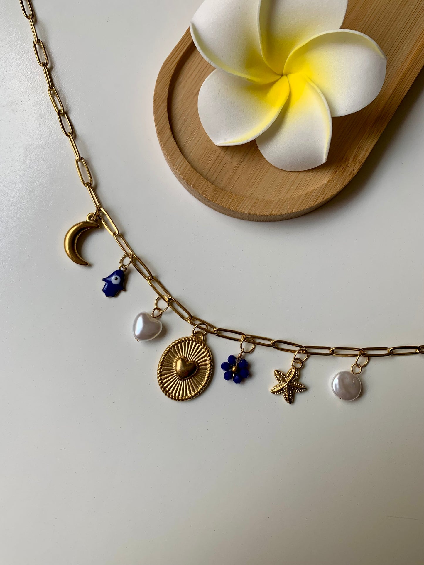 ISTANBUL - Collier charms inoxydable