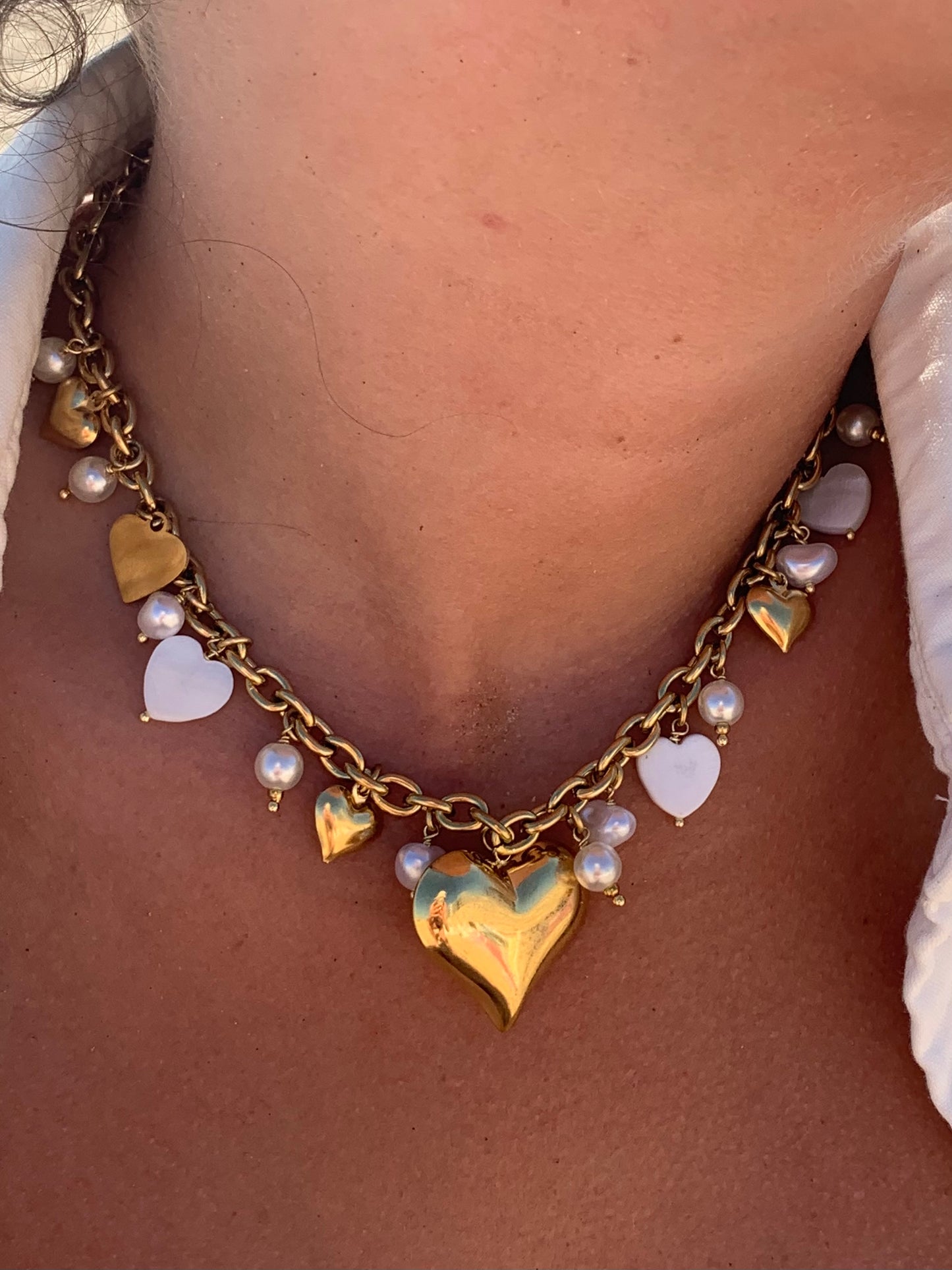 LOVE l Collier inoxydable