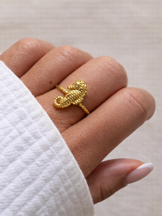 OCEAN MOOD - ANÉMONE l Bague inoxydable