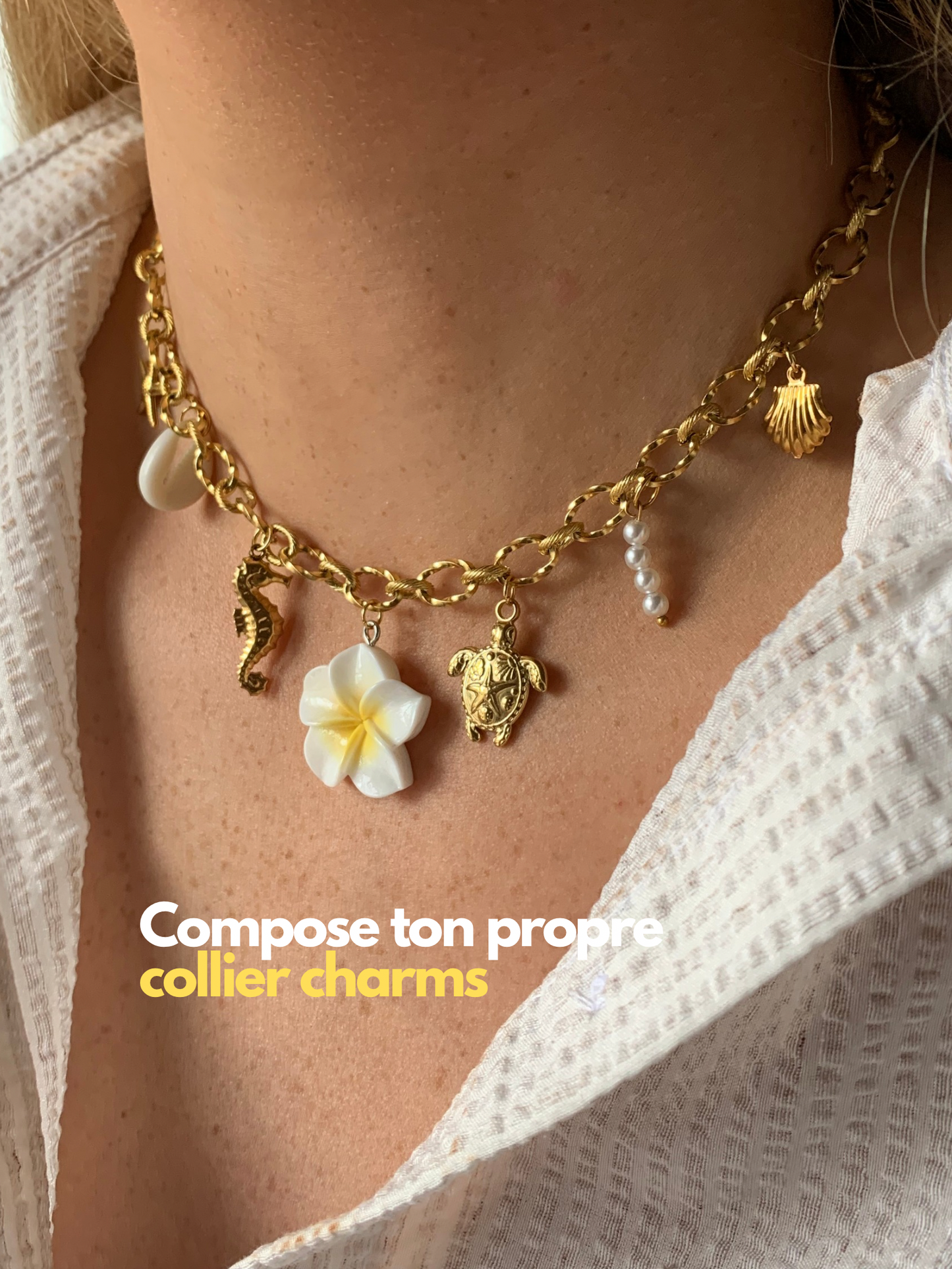 CHARMS l Collier inoxydable à personnaliser