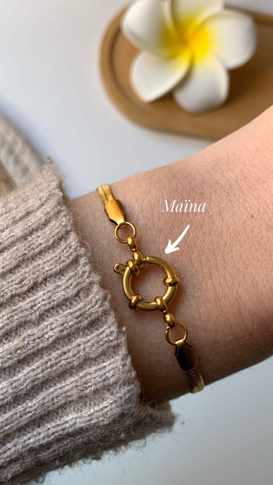 MAÏNA l Bracelet inoxydable