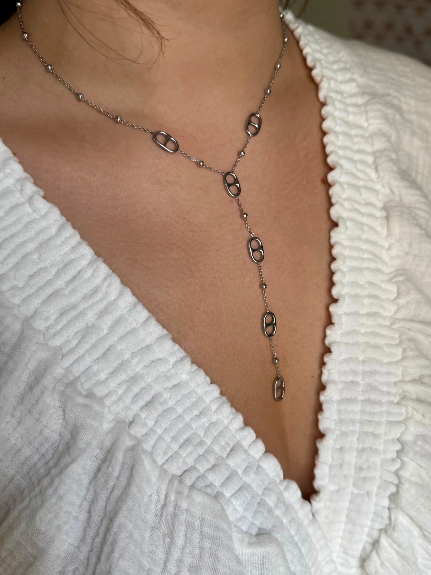 PROMESSE l Collier Y inoxydable