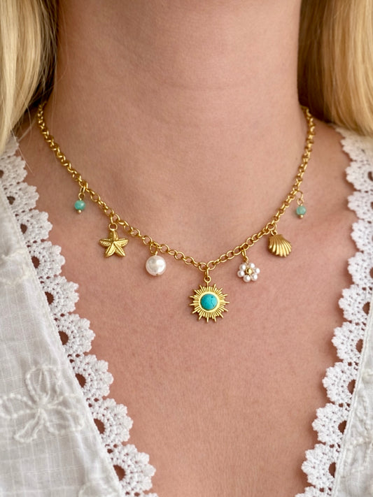 BUENOS AIRES l Collier charms inoxydable