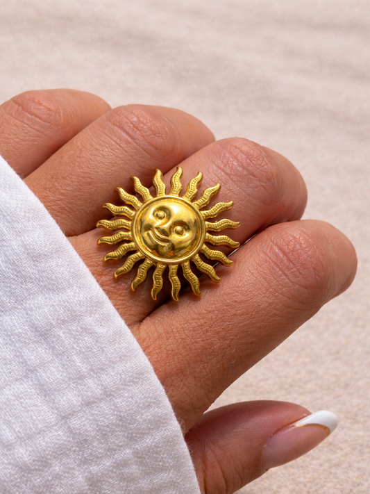 ASTRES - SUN l Bague en acier inoxydable