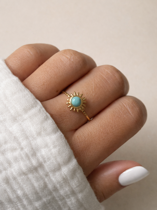 TURQUOISE l Bague inoxydable