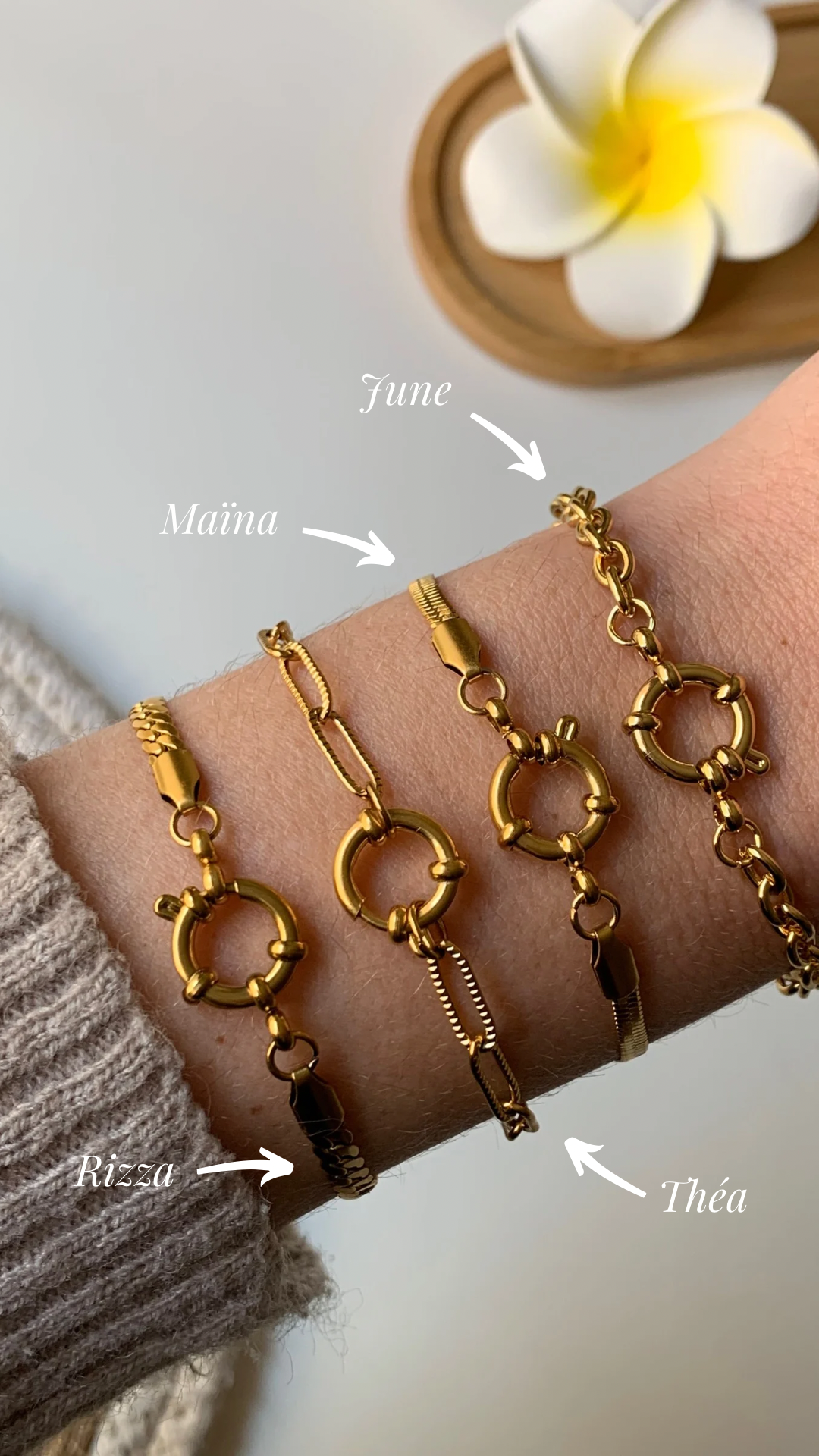 RIZZA l Bracelet inoxydable
