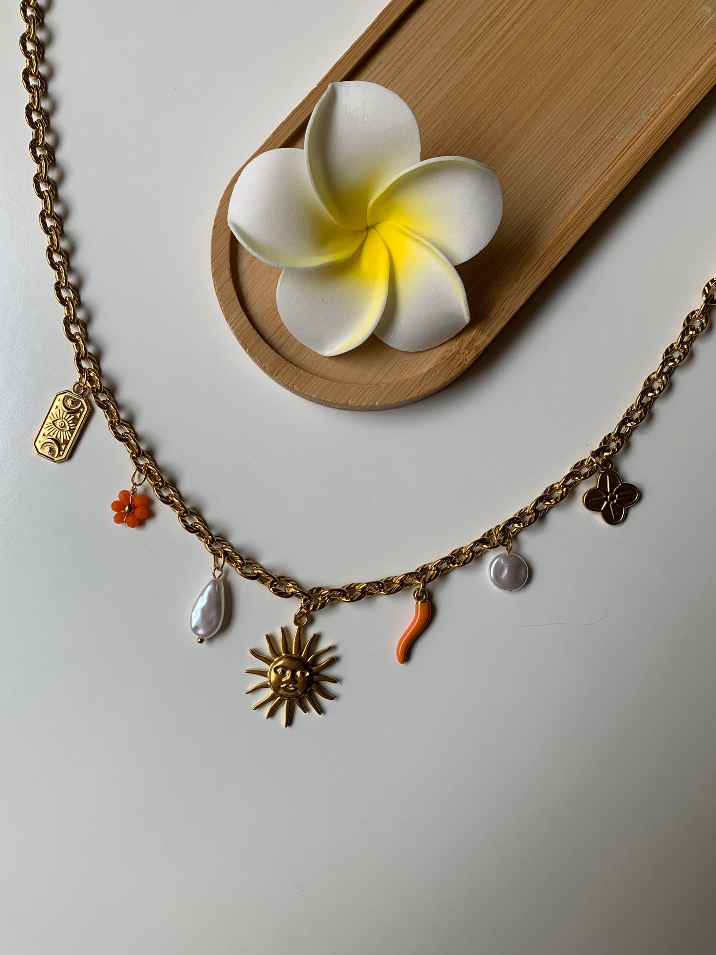 MARRAKECH - Collier charms inoxydable