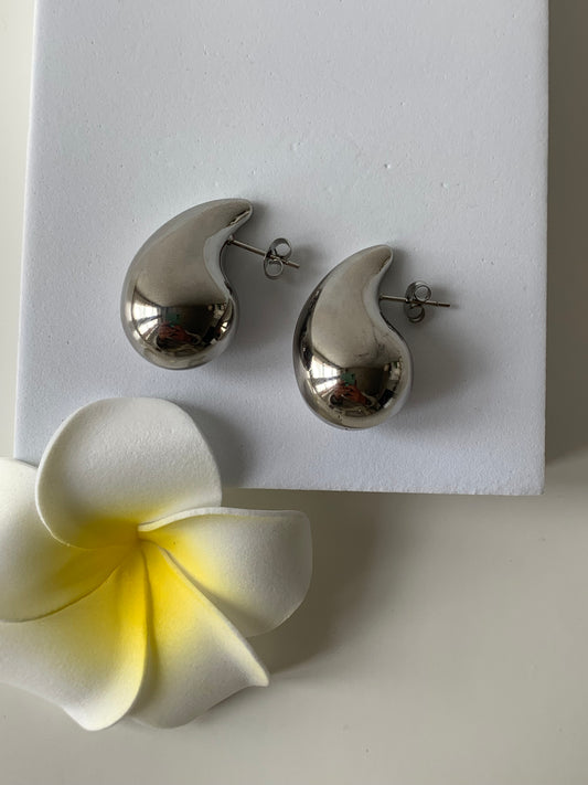 Boucles d’oreilles gouttes en acier inoxydable