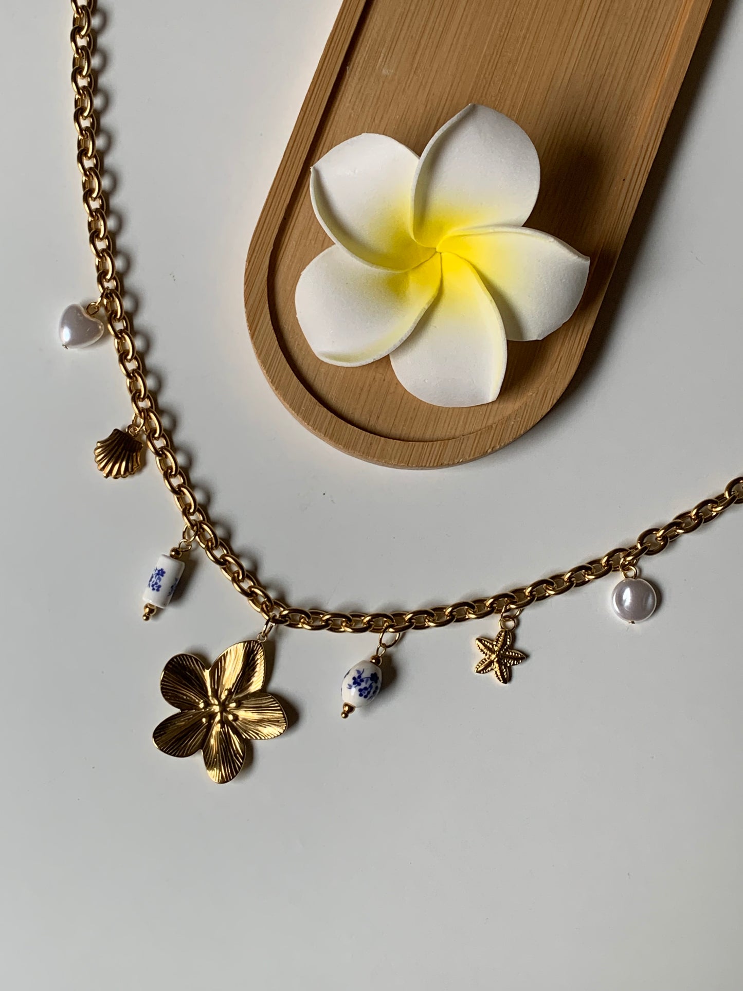 VENISE l Collier charms inoxydable