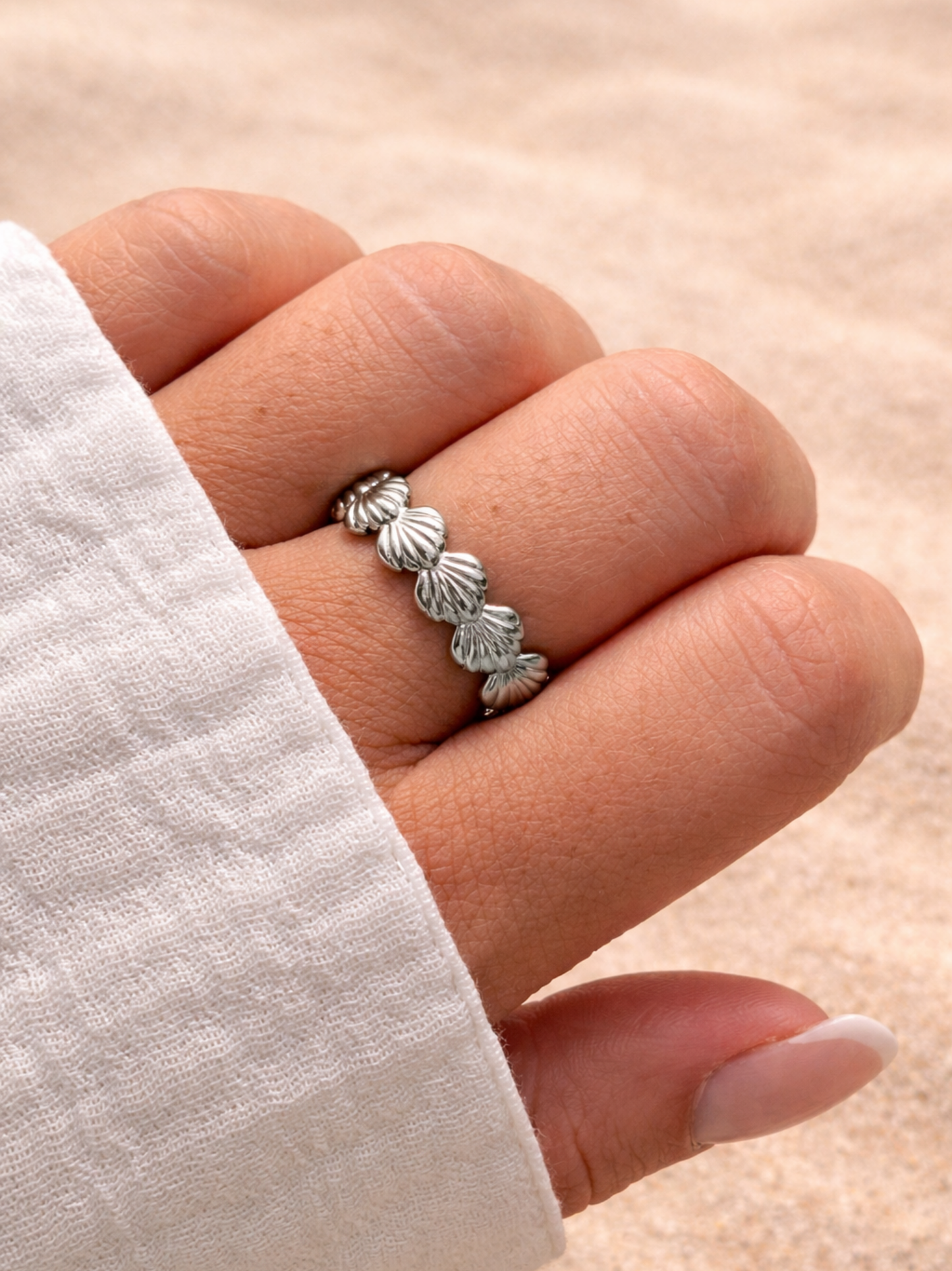 OCEAN MOOD - VANILLE l Bague inoxydable