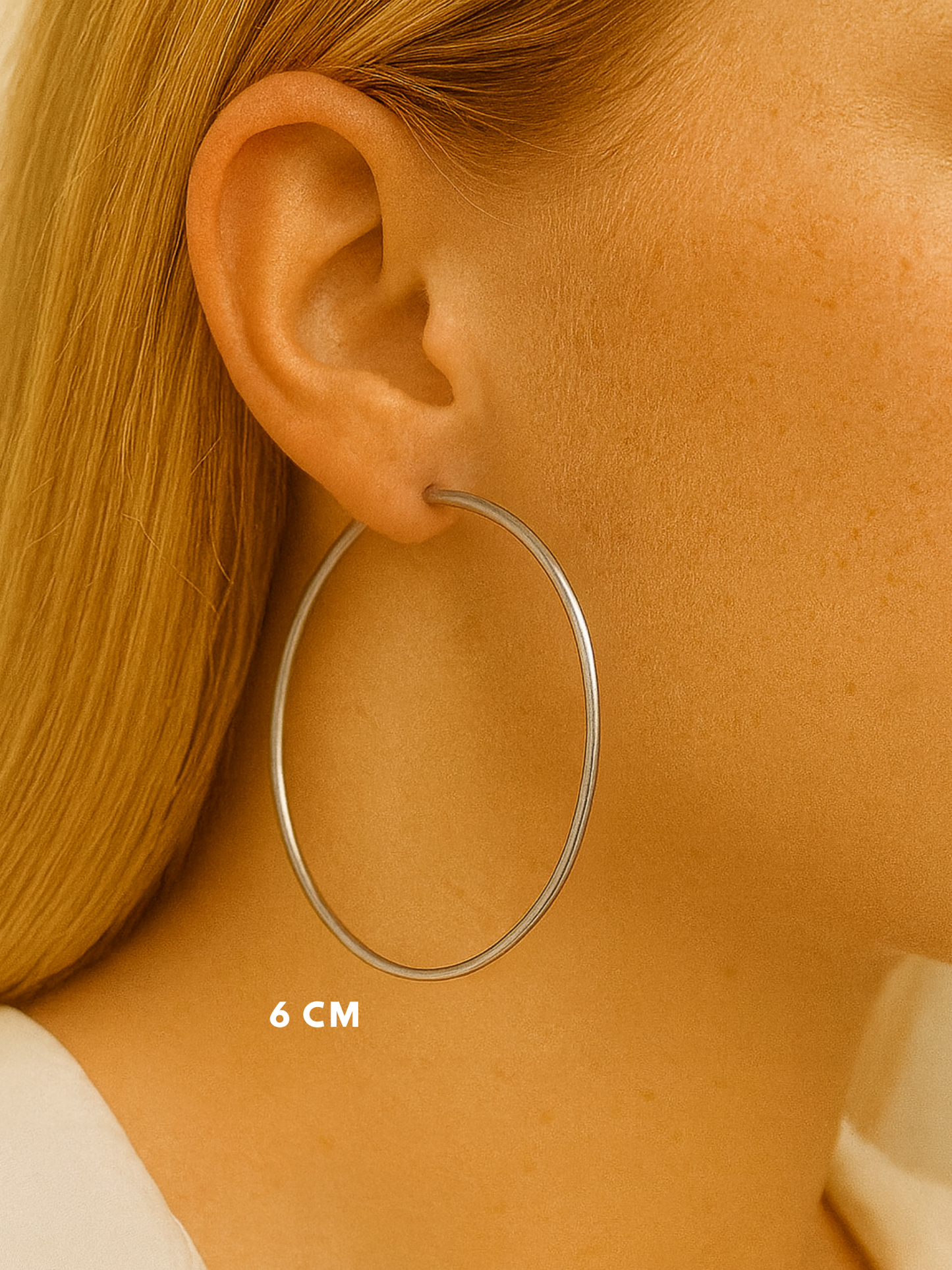 JUDE l Créoles inoxydables -6cm-