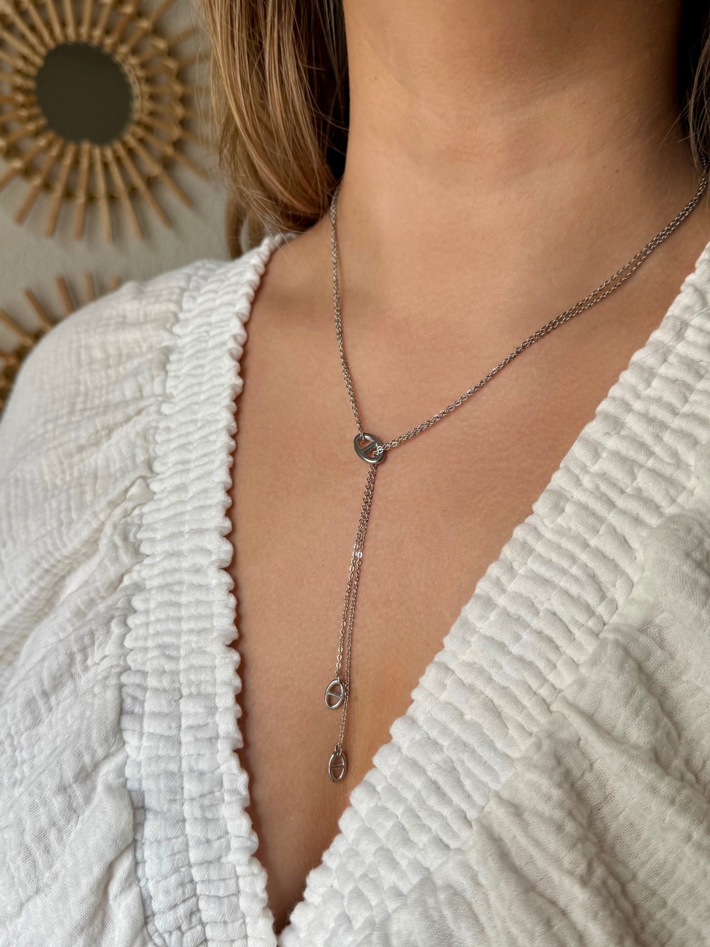 ELORA l Collier Y inoxydable