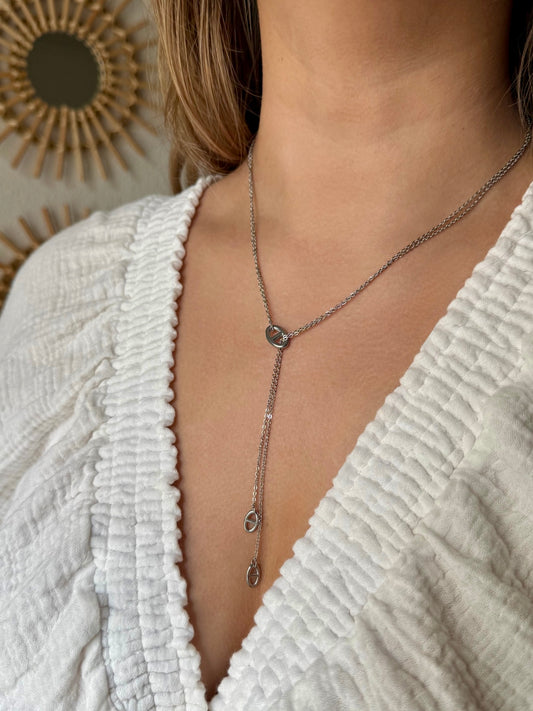 ELORA l Collier Y inoxydable