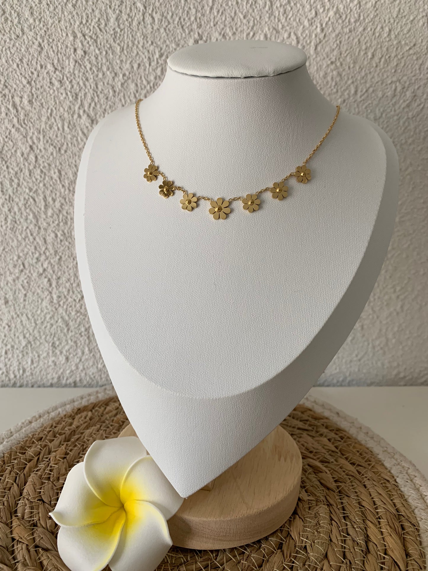 FLOWER l Collier en acier inoxydable