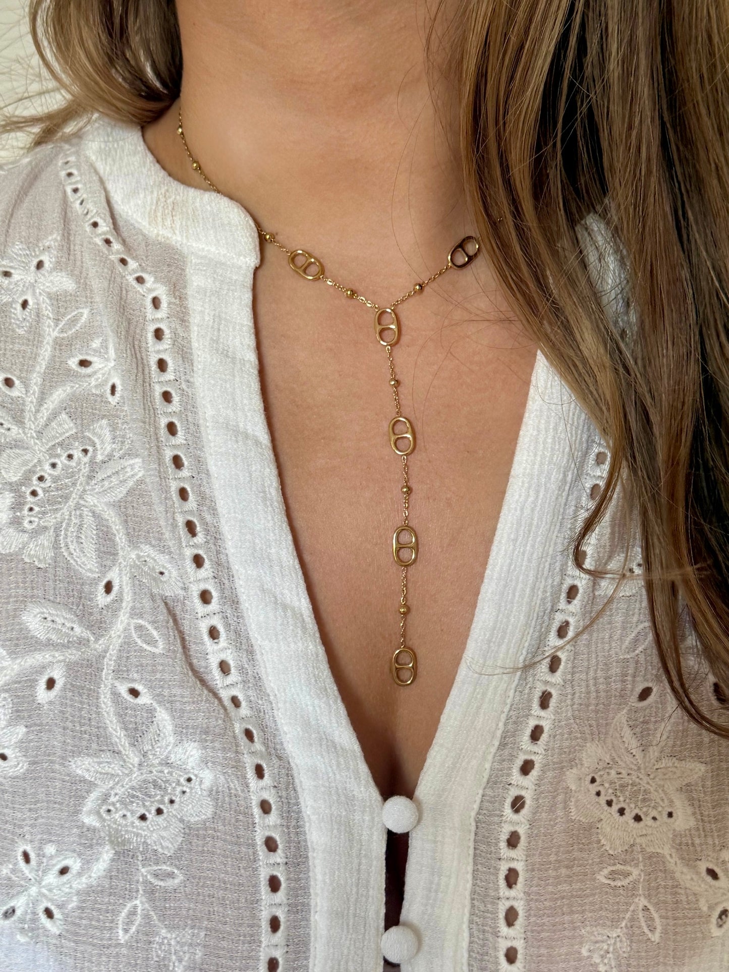 PROMESSE l Collier Y inoxydable