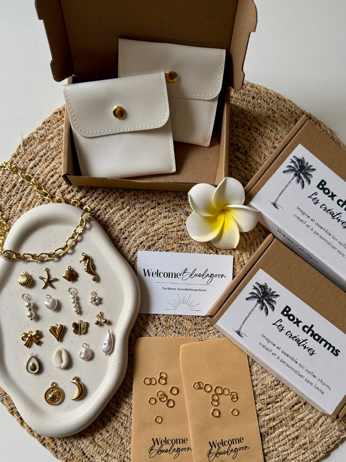 LES CRÉATIVES l Ta box charms -collier-