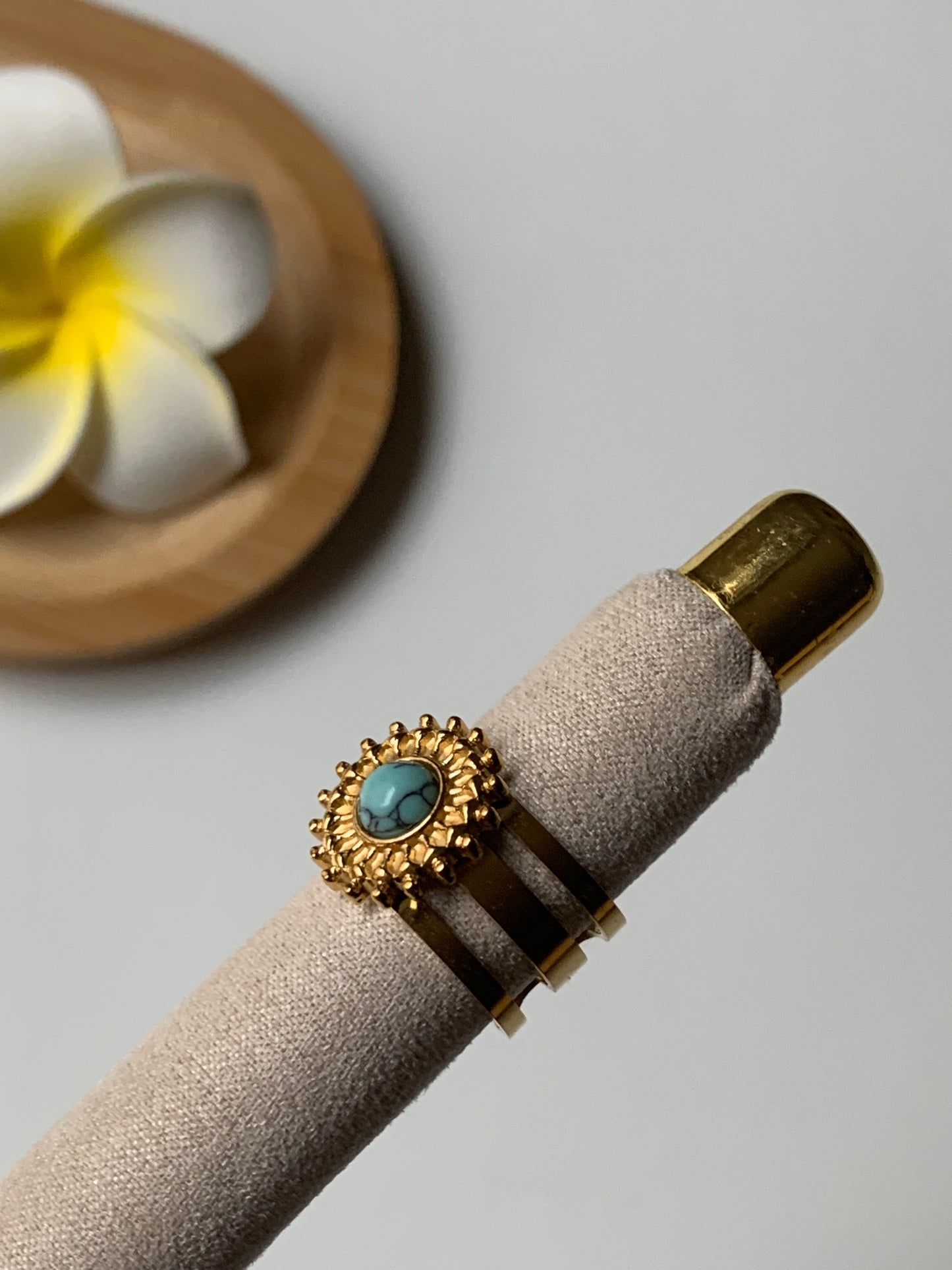 TURQUOISE l Bague inoxydable