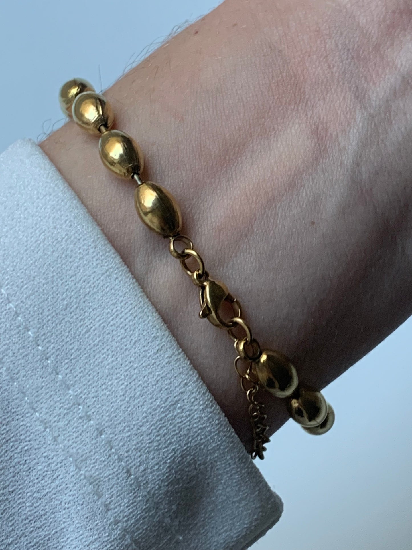 EVELYNE l Bracelet ajustable en acier inoxydable