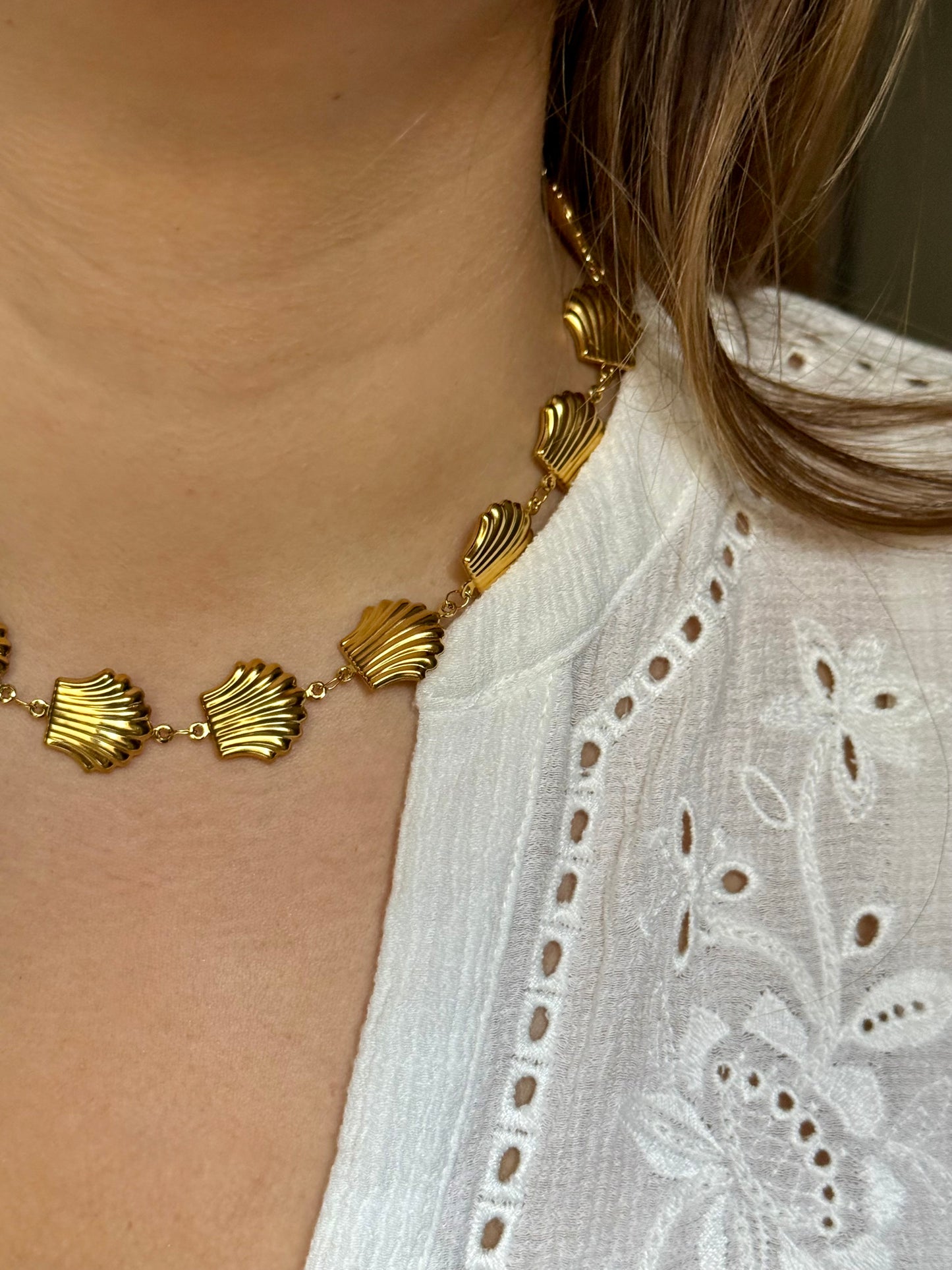 OCEAN MOOD - AZURE l Collier inoxydable