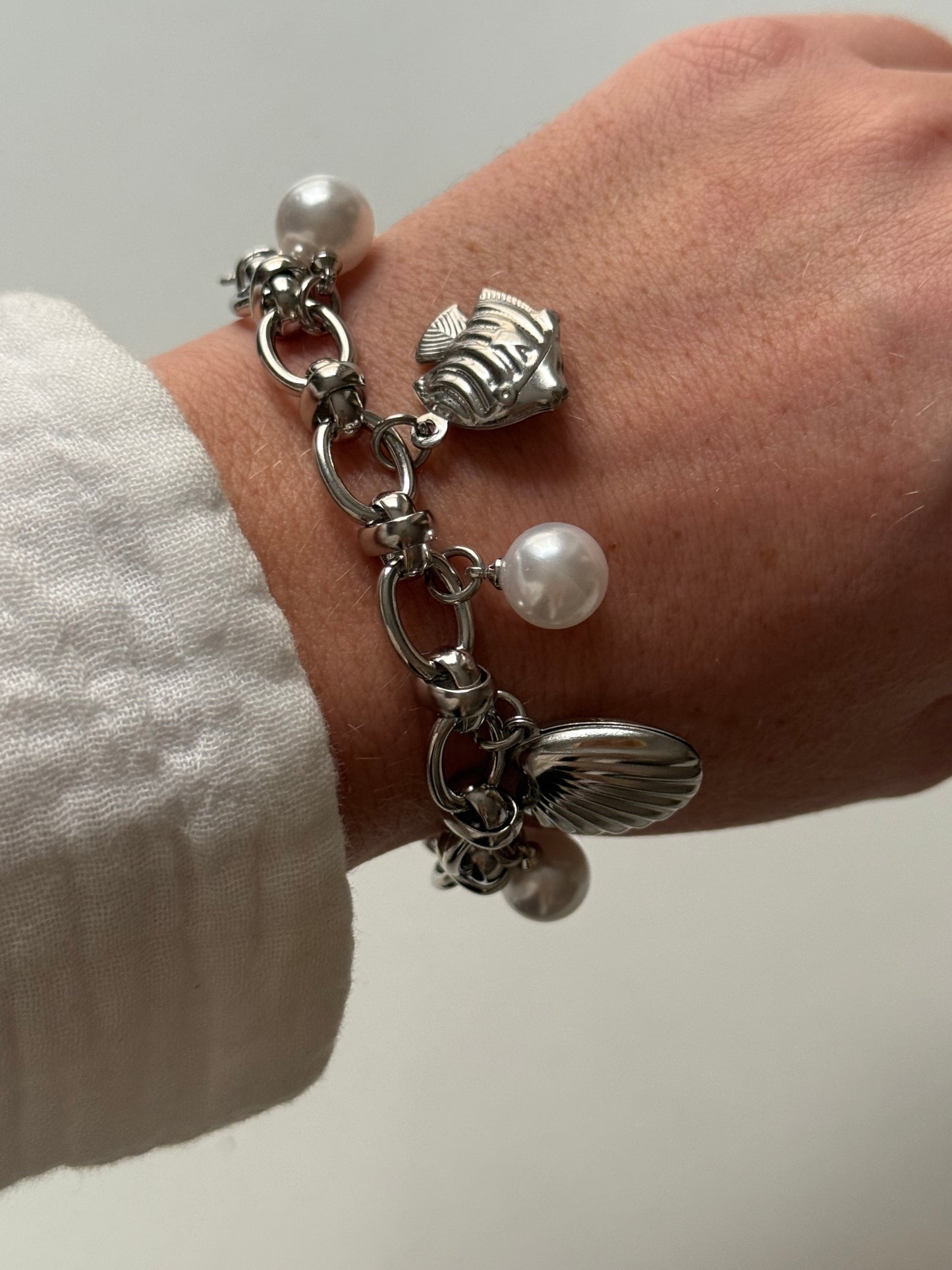 BALI l Bracelet charms inoxydable