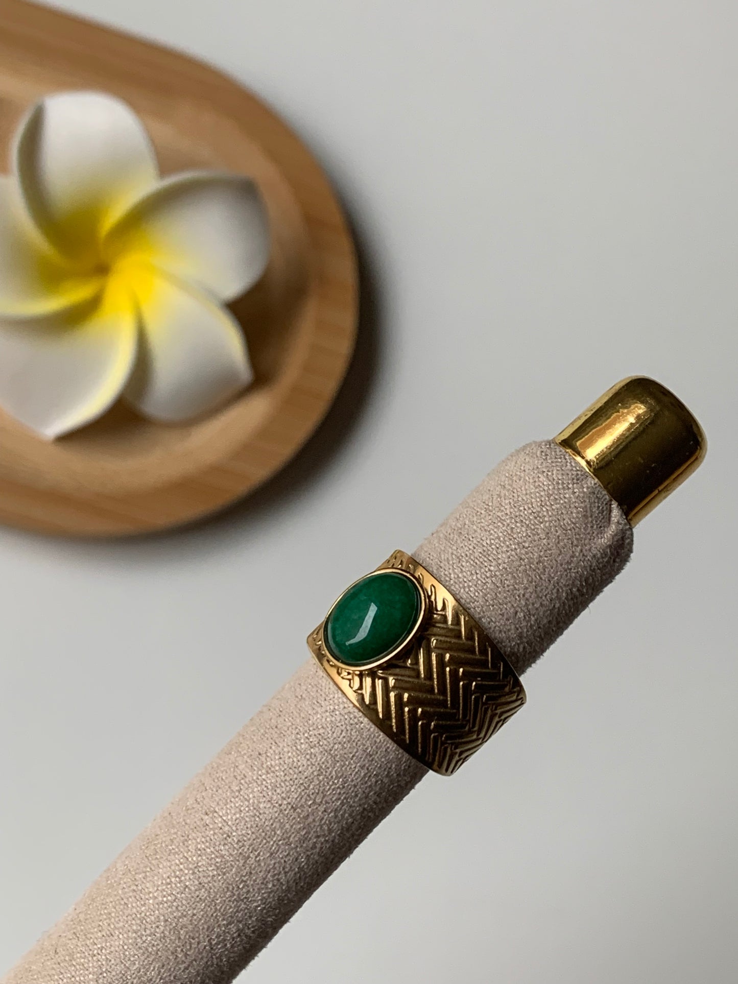 AVENTURINE l Bague inoxydable