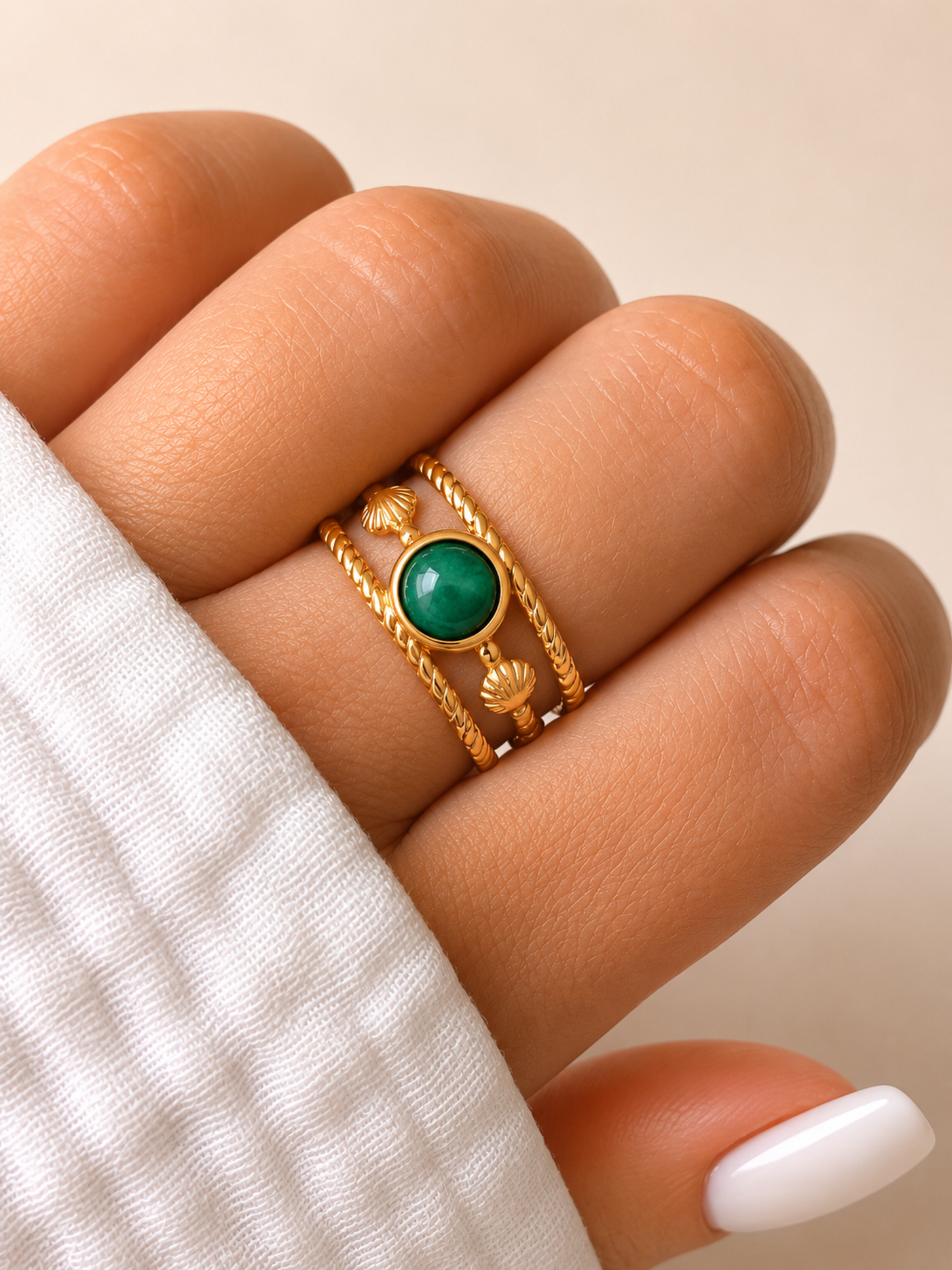 NEW l Bague colorée inoxydable