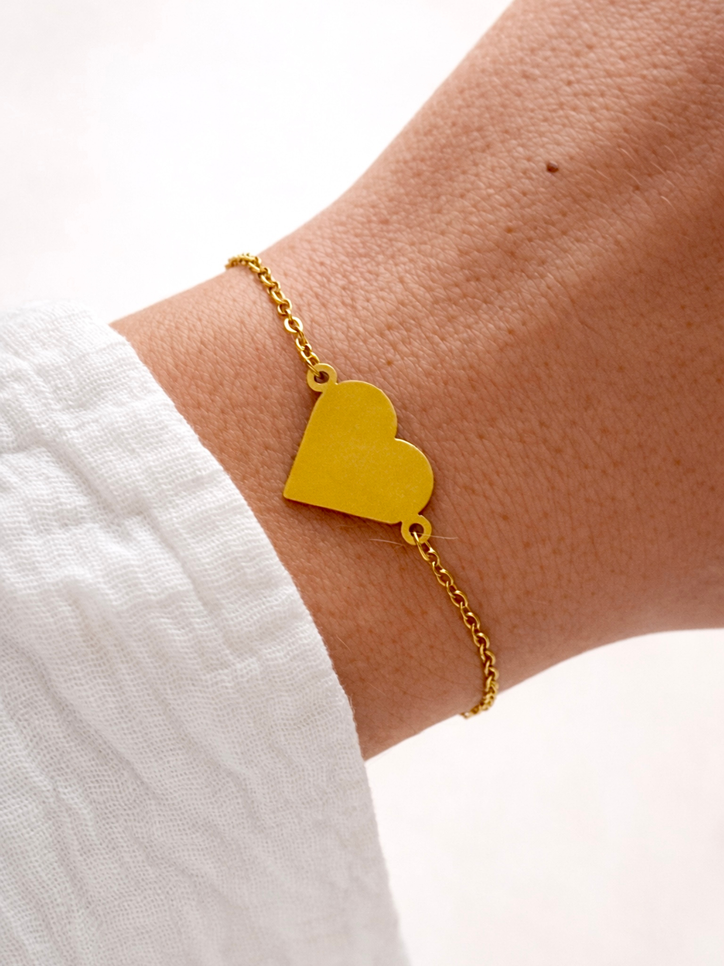 CŒUR l Bracelet inoxydable