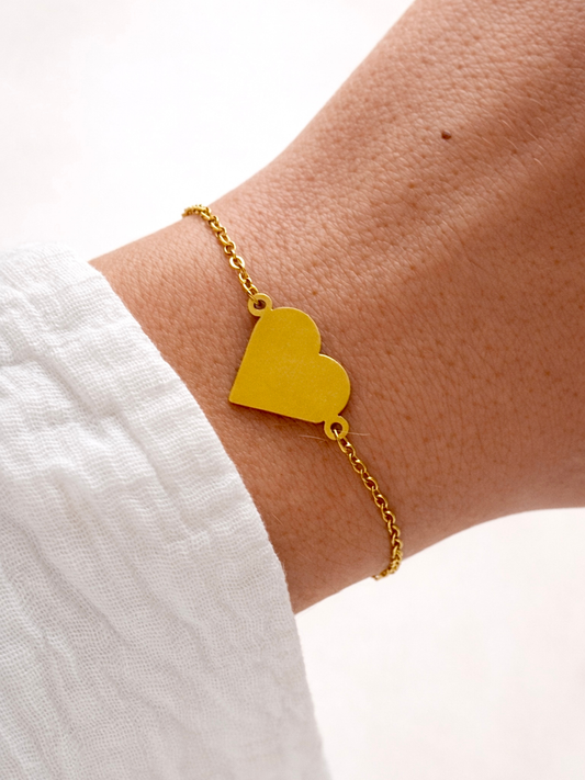 CŒUR l Bracelet inoxydable