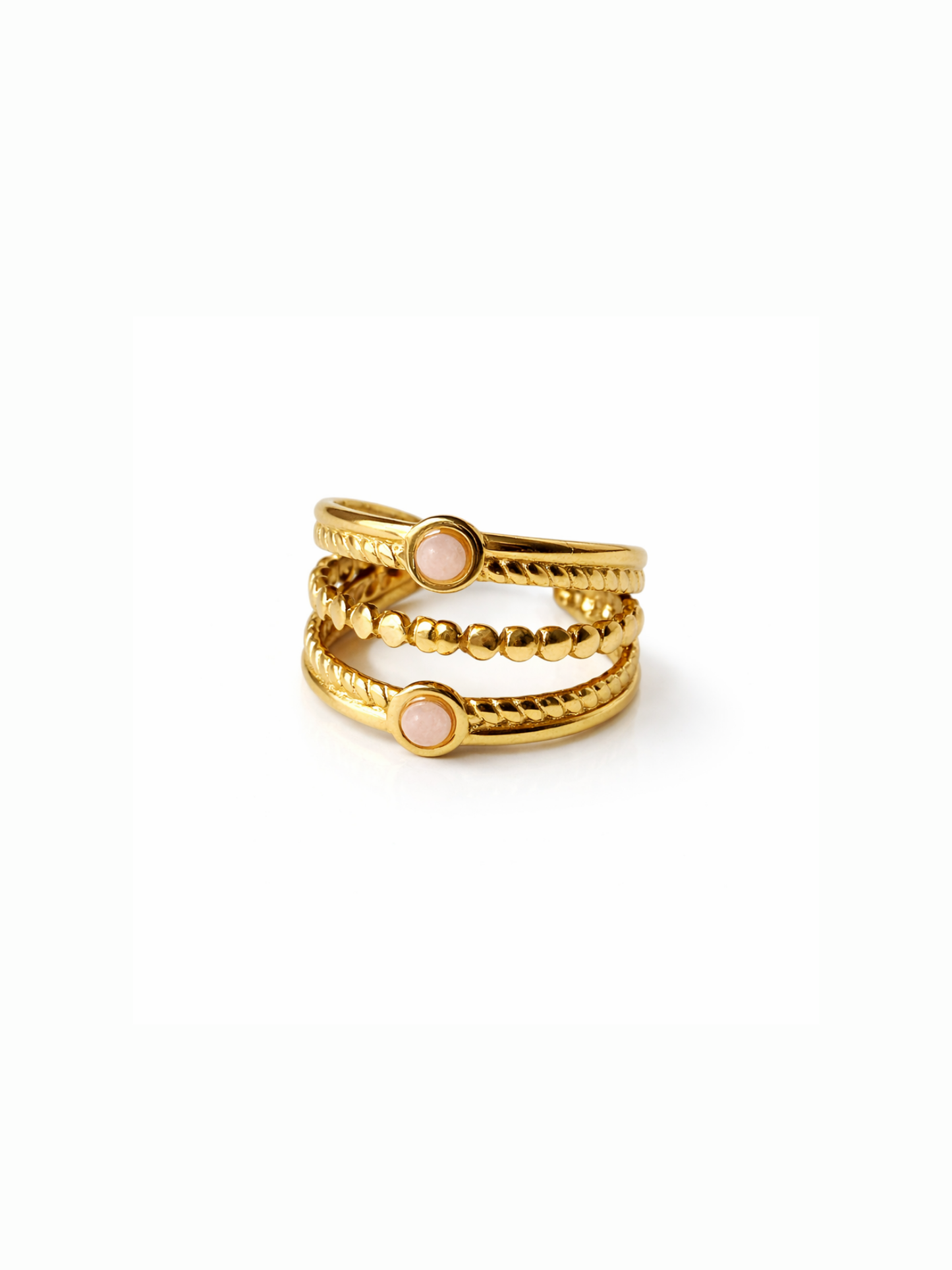 NEW l Bague colorée inoxydable