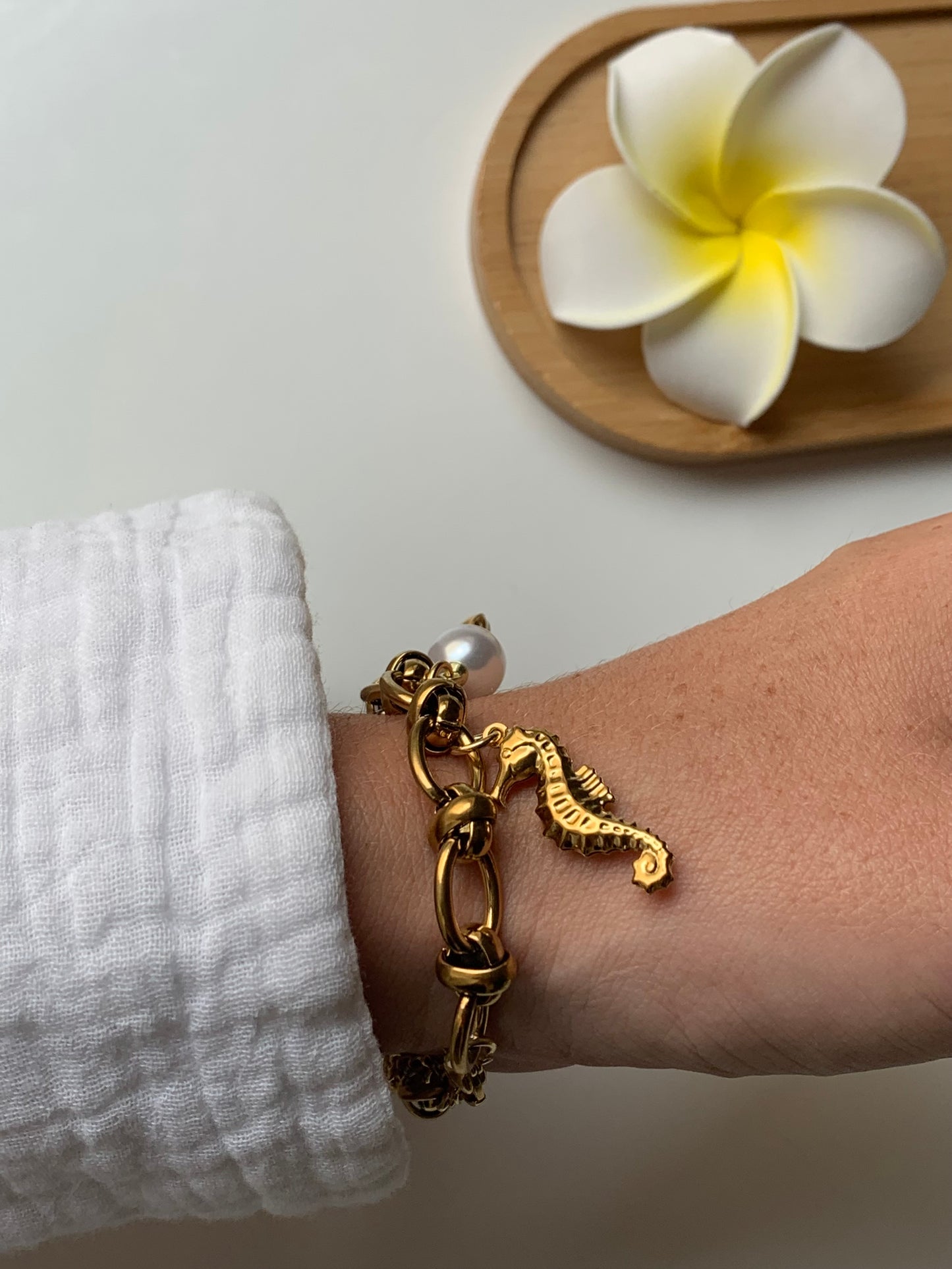 BALI l Bracelet charms inoxydable