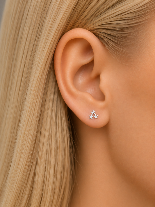 NEW l Boucles puces inoxydables