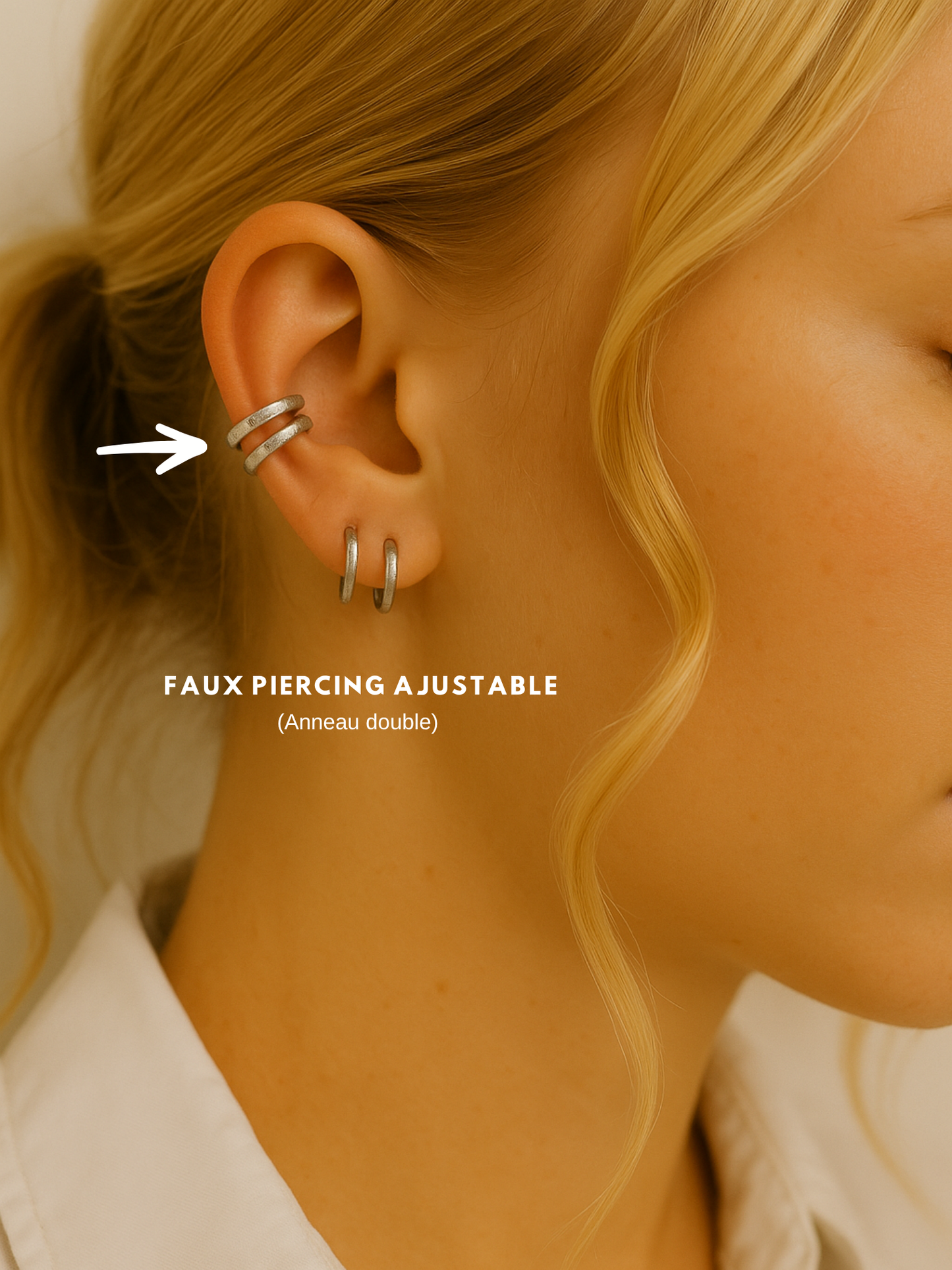 ESMERALDA l Earcuff inoxydable