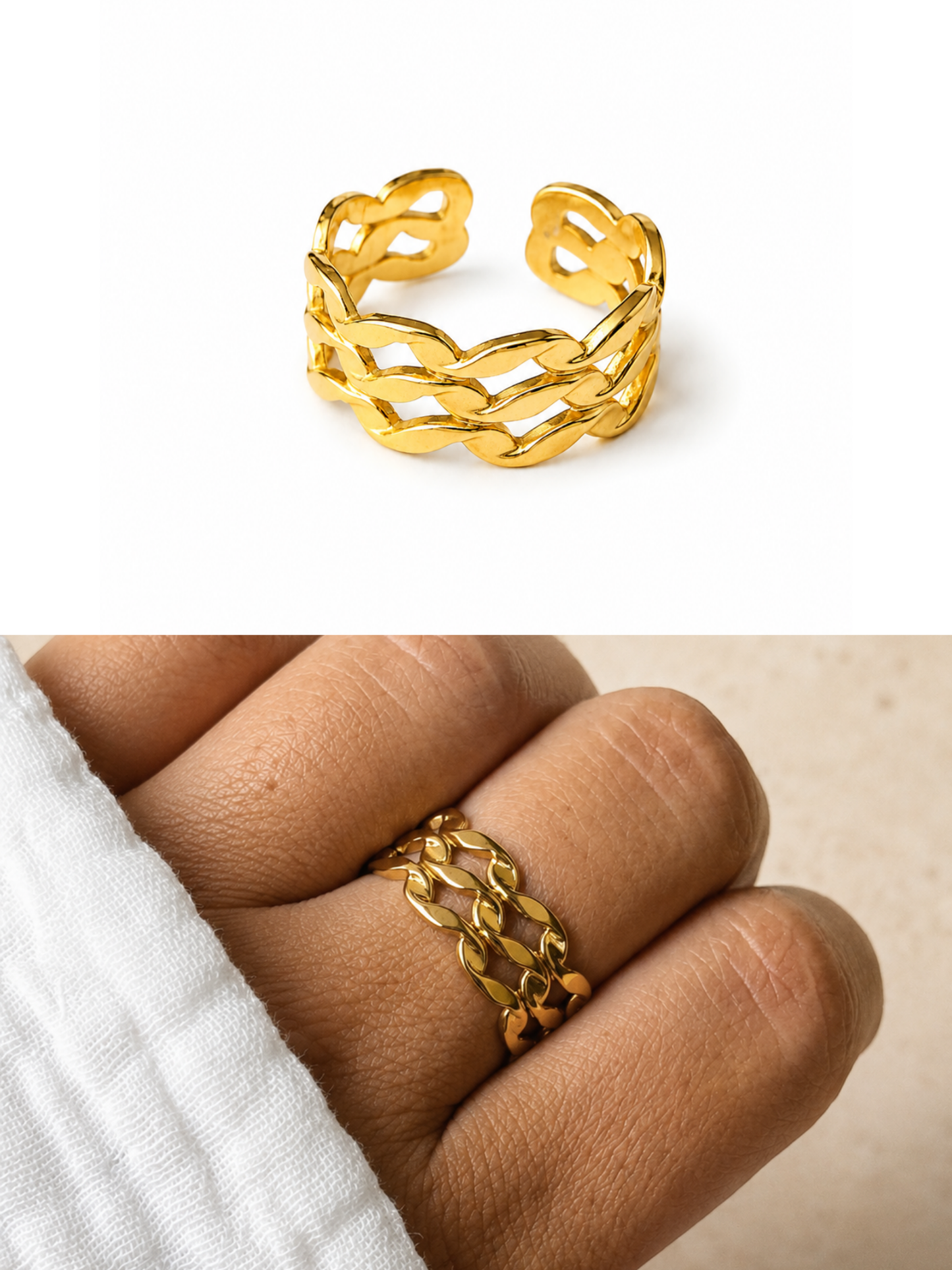 NEW l Bague inoxydable