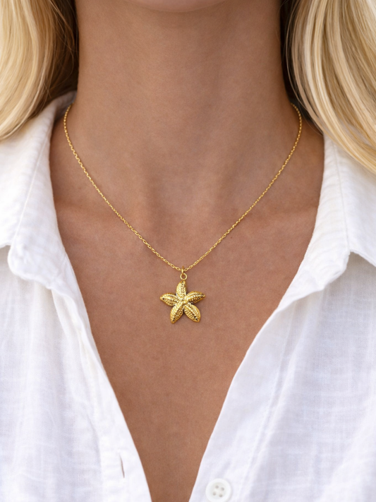 OCEAN MOOD - AZURA l Collier inoxydable