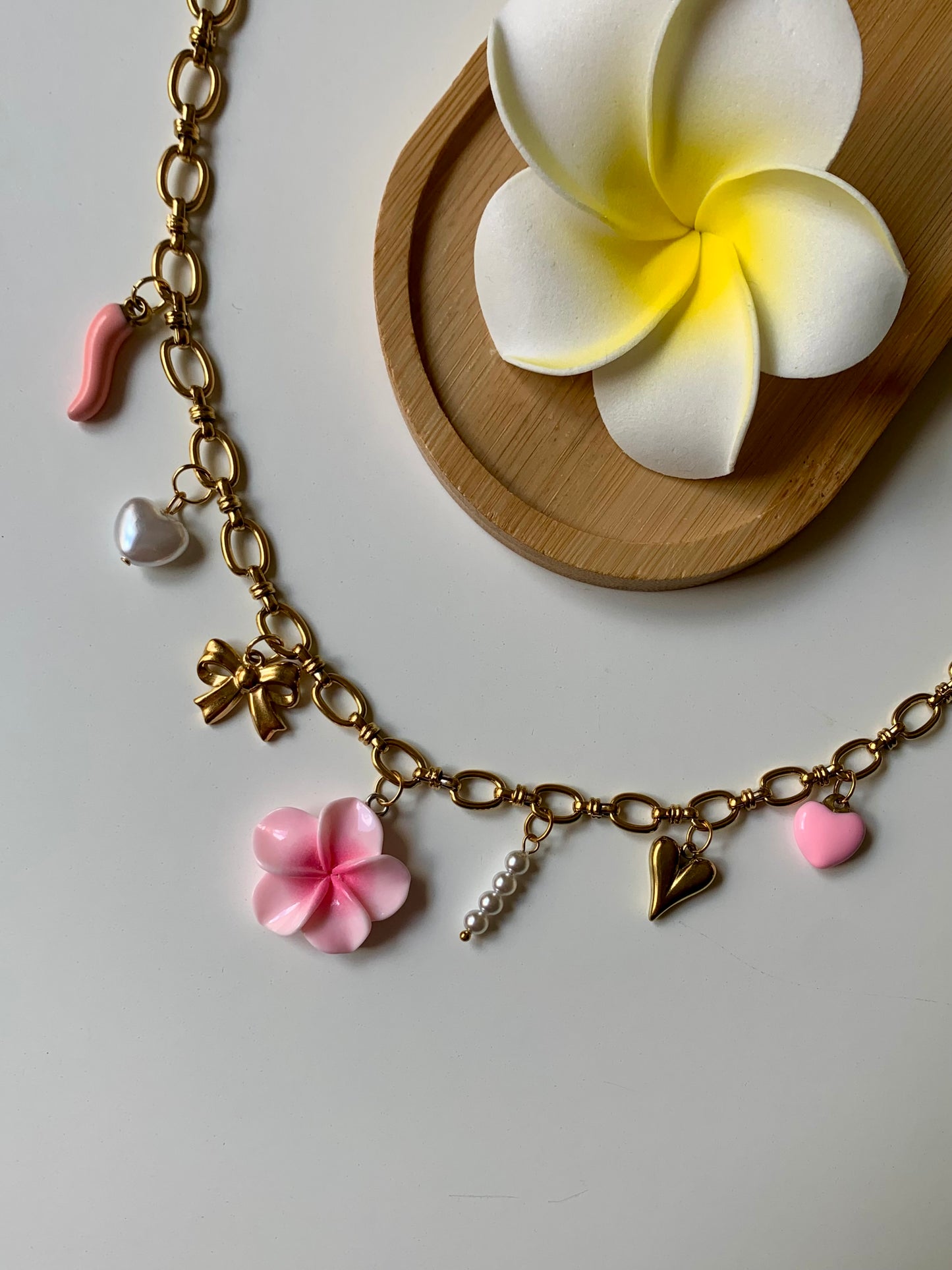 FLORIDE - Collier charms inoxydable
