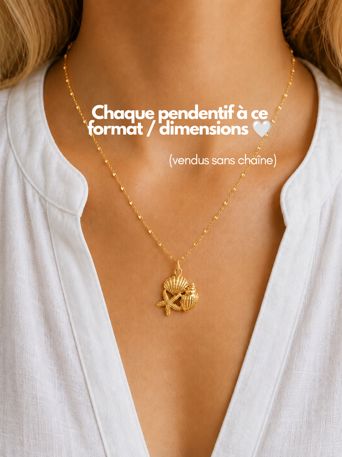 OCEAN MOOD l Lot de pendentifs inoxydables