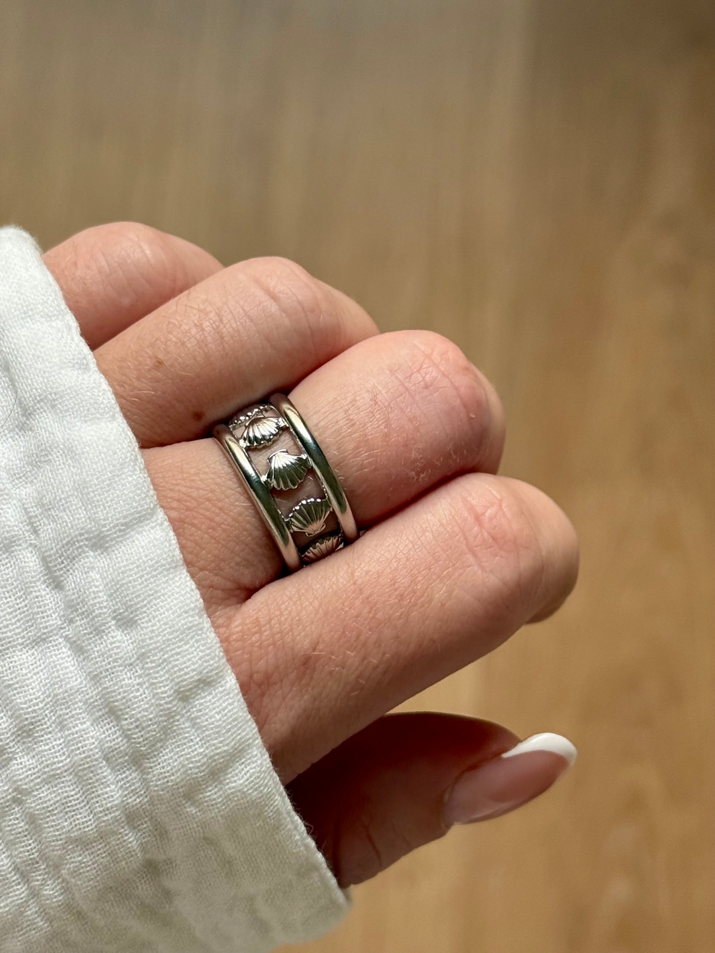 OCEAN MOOD - ANÉMONE l Bague inoxydable