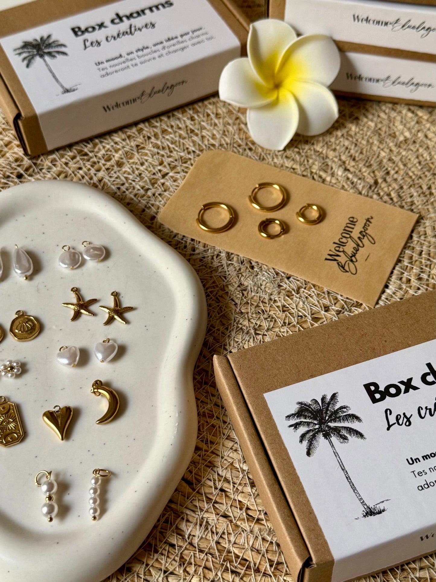 LES CRÉATIVES l Ta box charms -boucles d’oreilles-