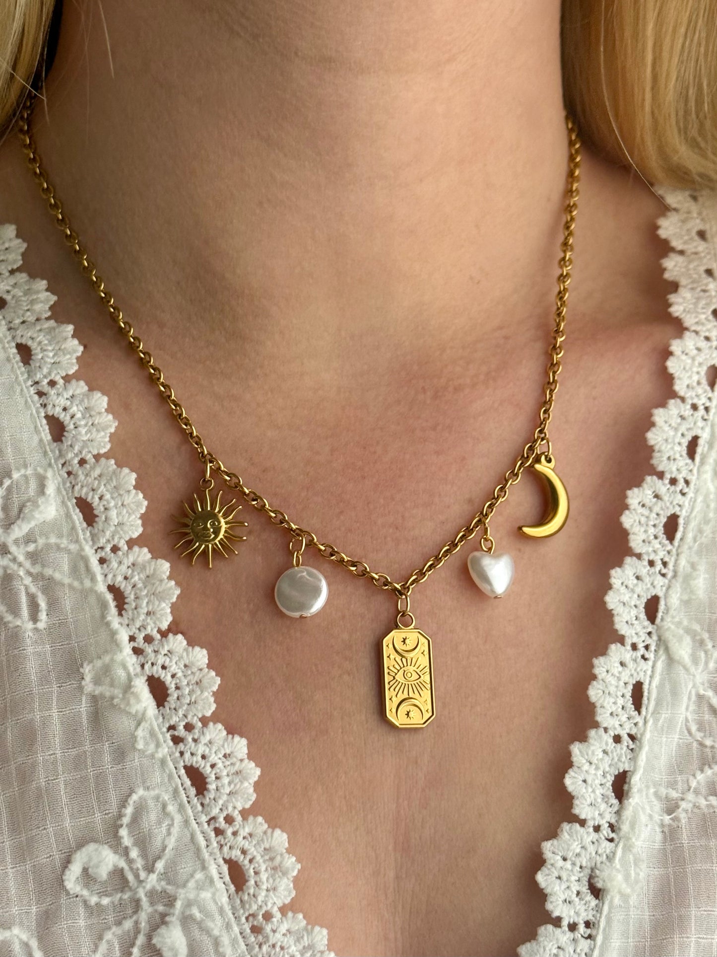 BONIFACCIO l Collier charms inoxydable