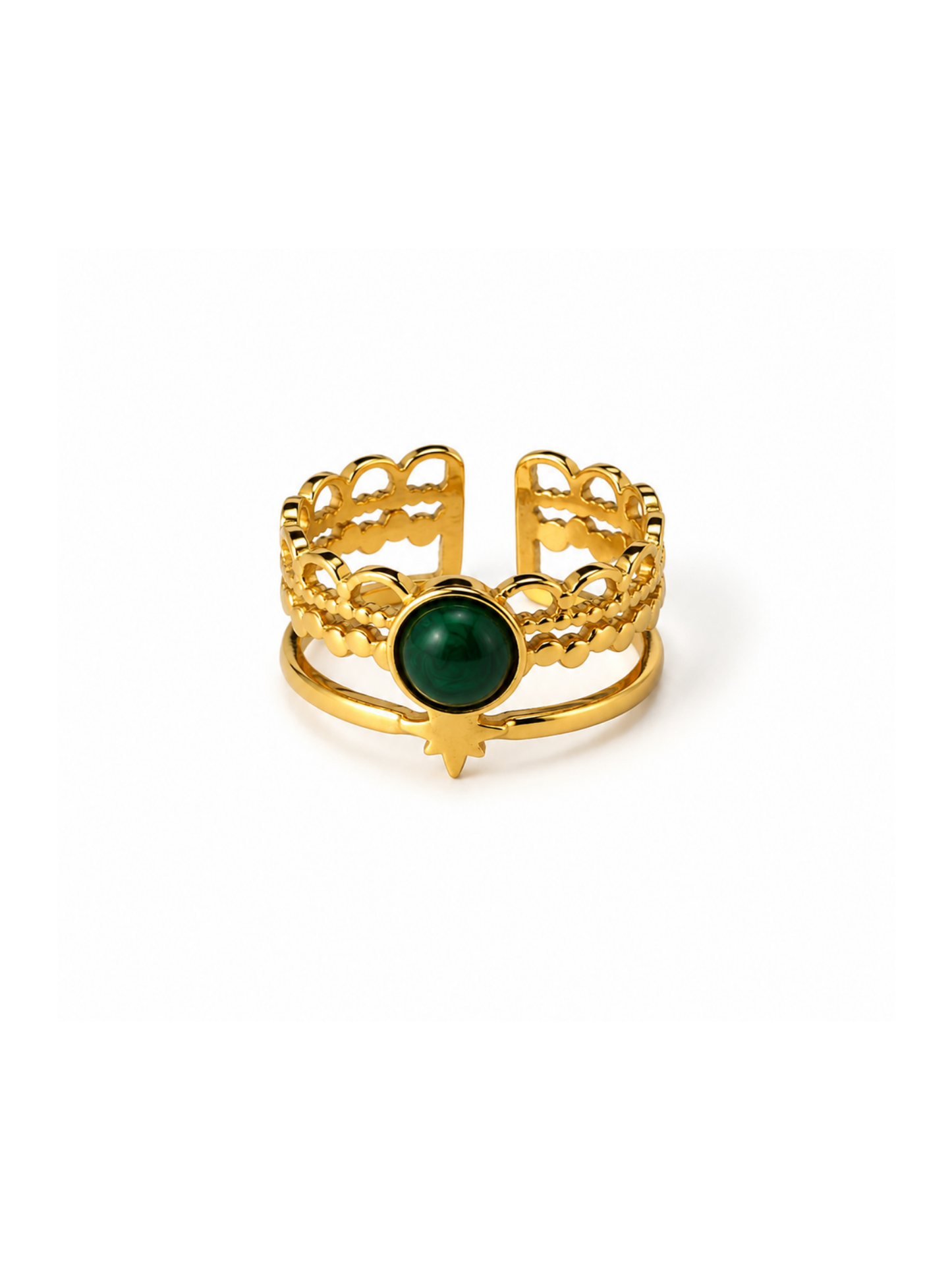 NEW l Bague colorée inoxydable