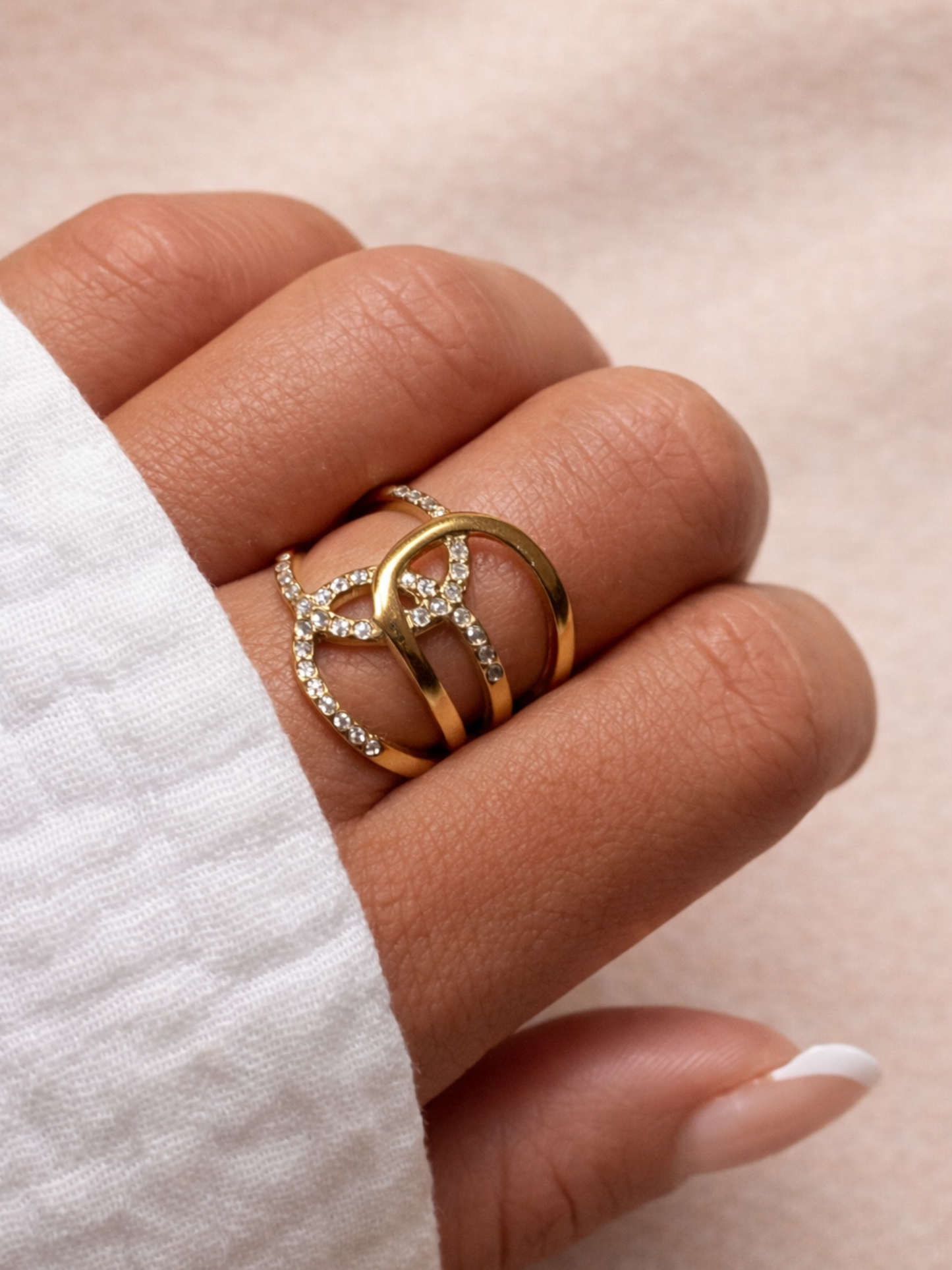 CRISTAL l Bague inoxydable