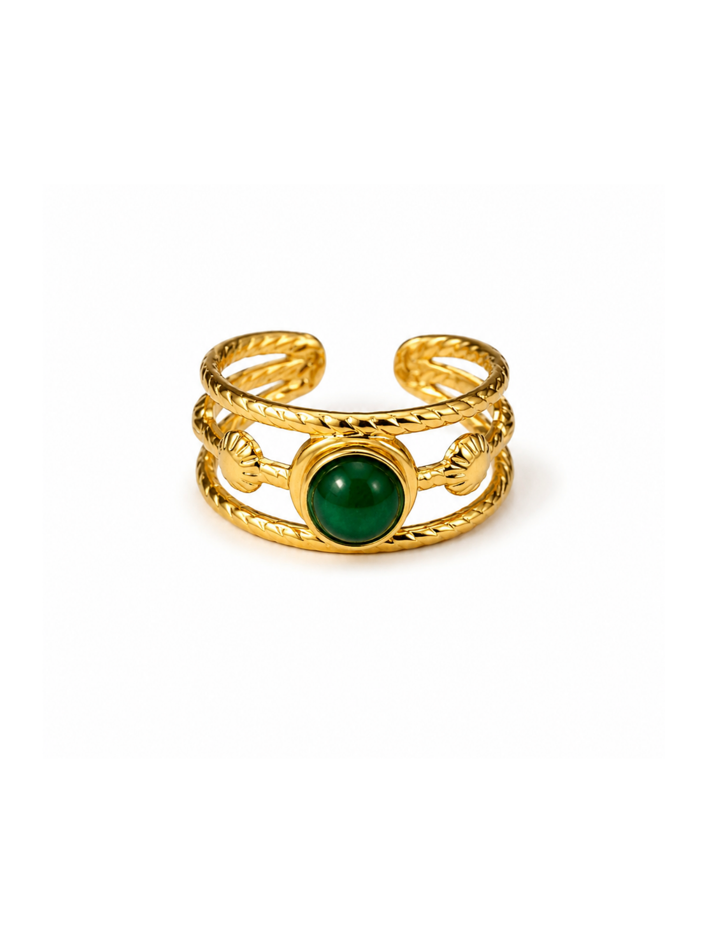 NEW l Bague colorée inoxydable