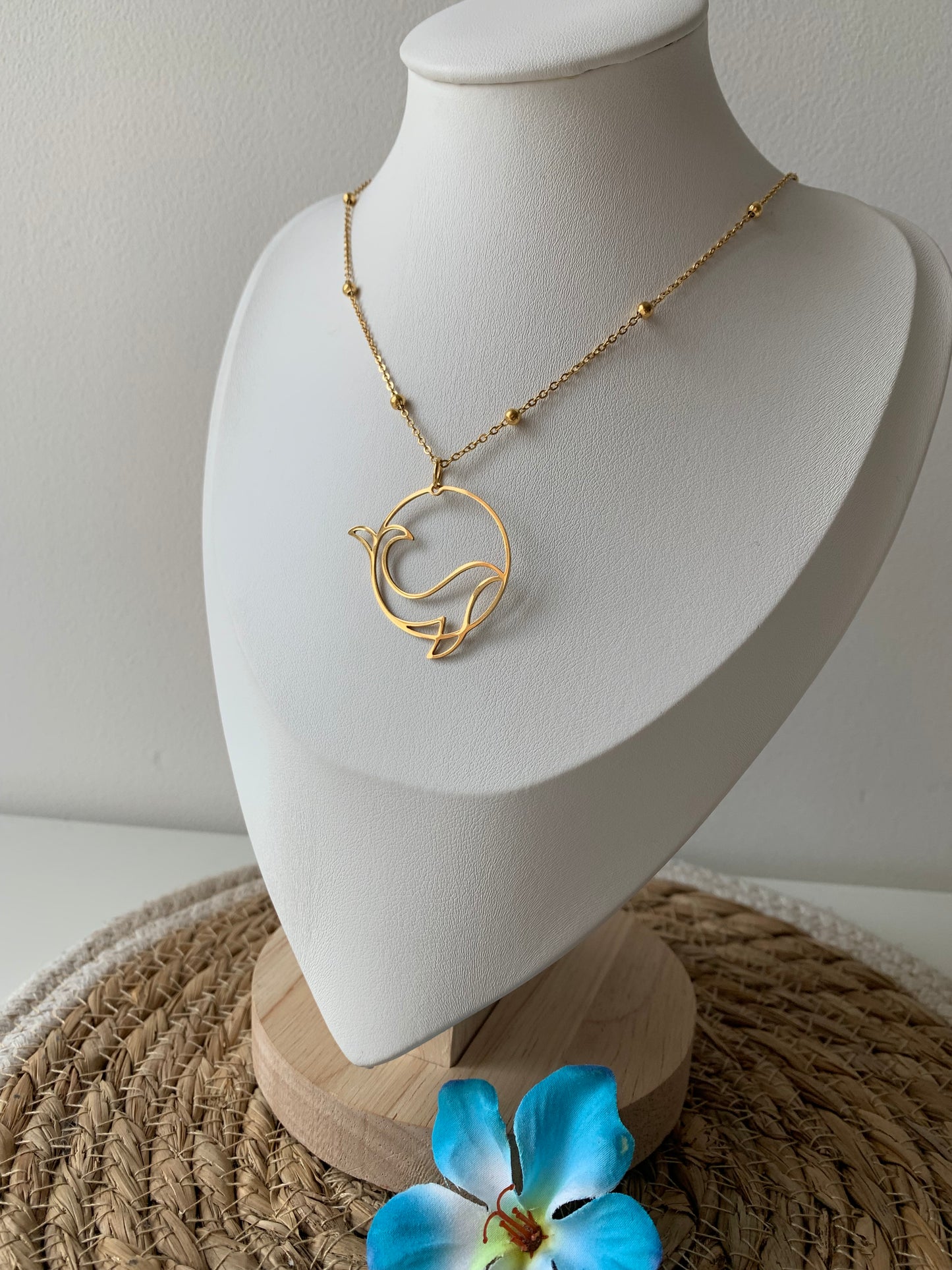 OCEAN MOOD - Collier ajustable en acier inoxydable