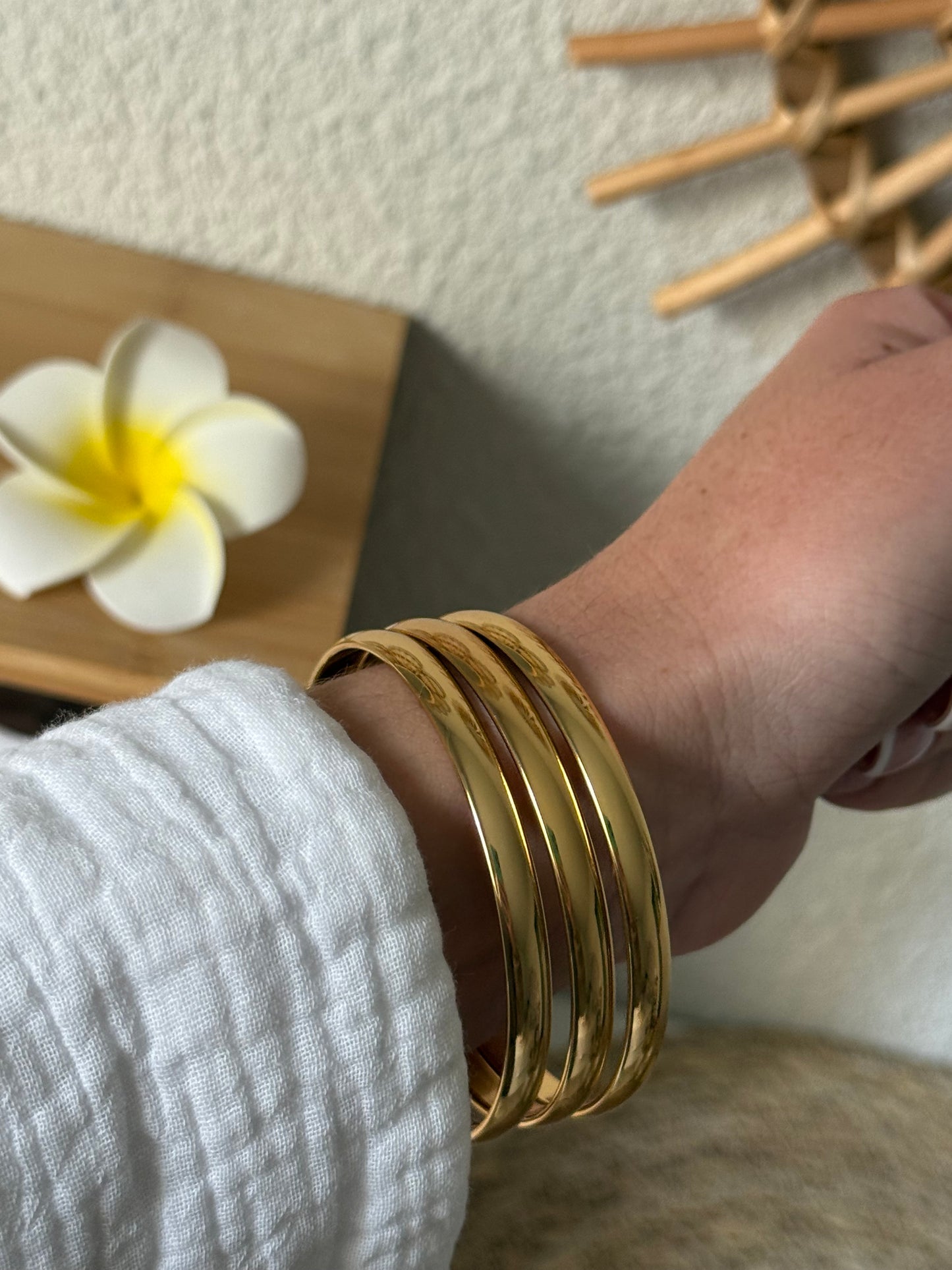 ESMERALDA l Jonc inoxydable -lot de 3-